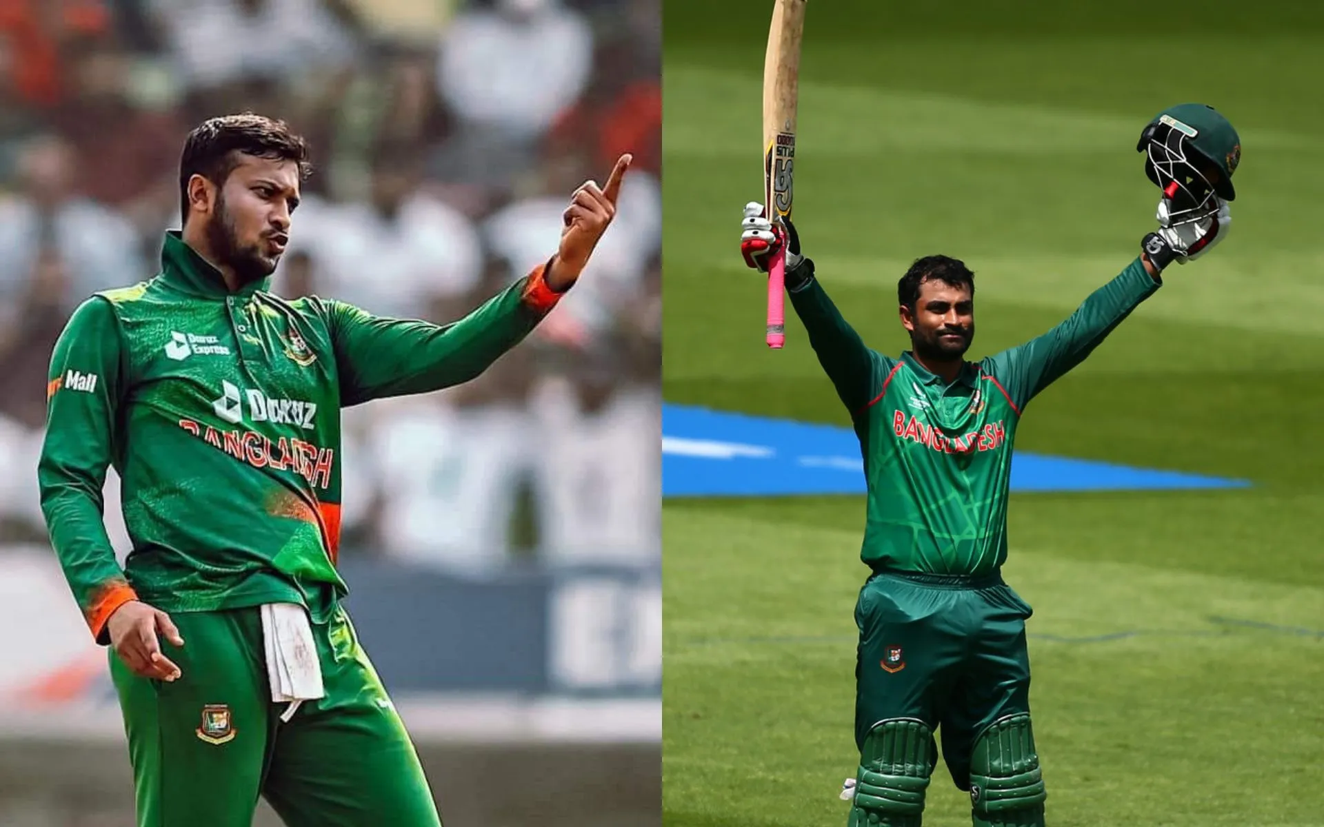 Tamim Iqbal and Shakib Al hasan- (Source:@Johns/X.com)