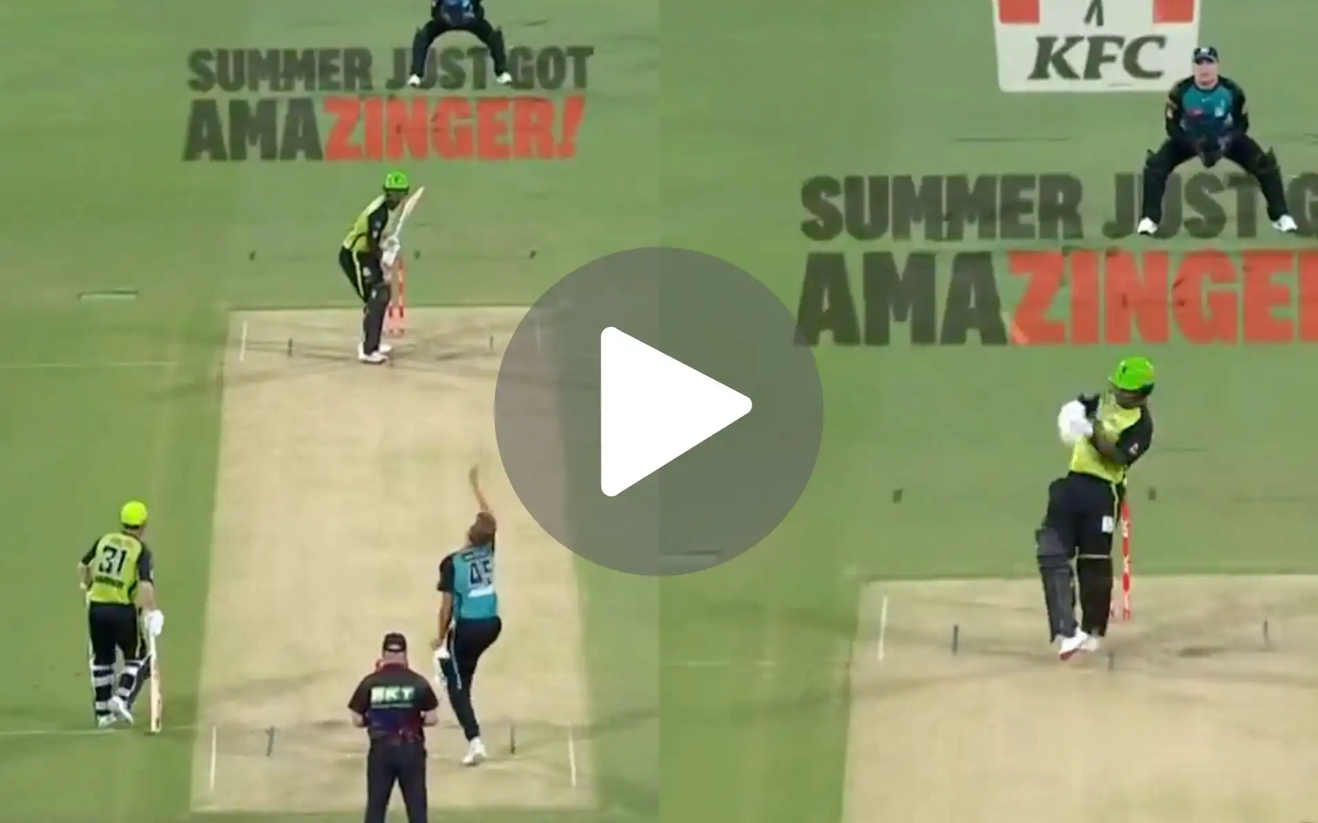 [Watch] KKR Reject Whacks Knight Riders' New Signing For A Massive Six In BBL
