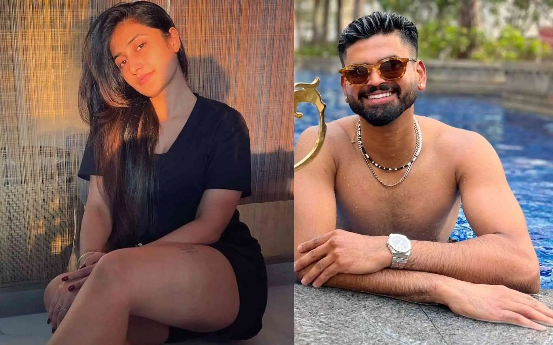 Shreyas Iyer and Dhanashree Verma are known to be good friends (Source:@KRxtra/X.com)