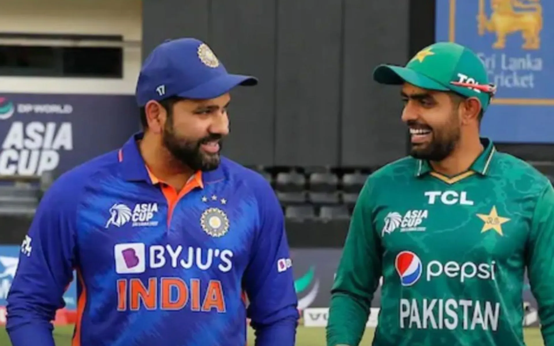 Rohit Sharma and Babar Azam (Source:@Muffadal_Parody,x.com)