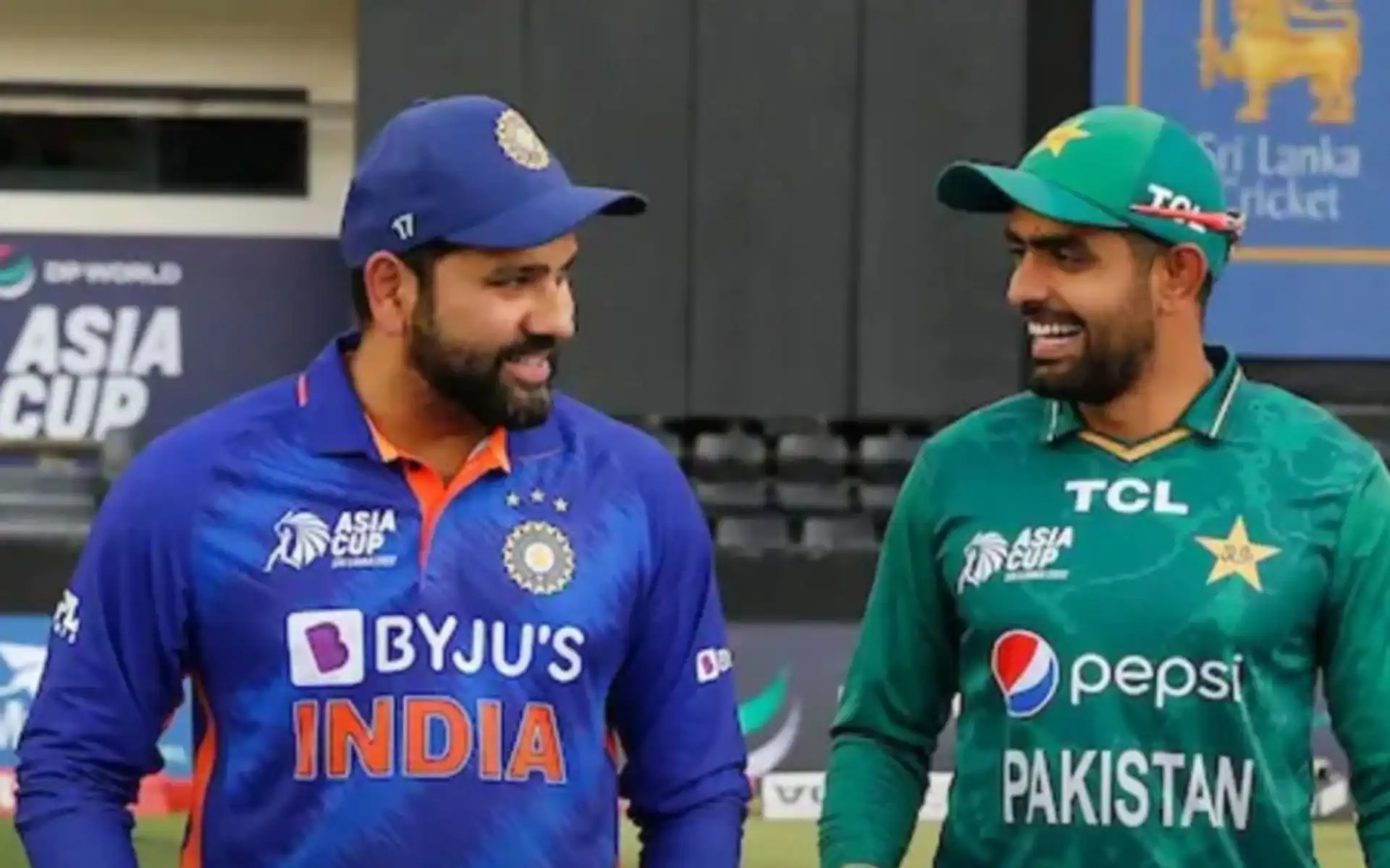 Rohit Sharma and Babar Azam (Source:@Muffadal_Parody,x.com)