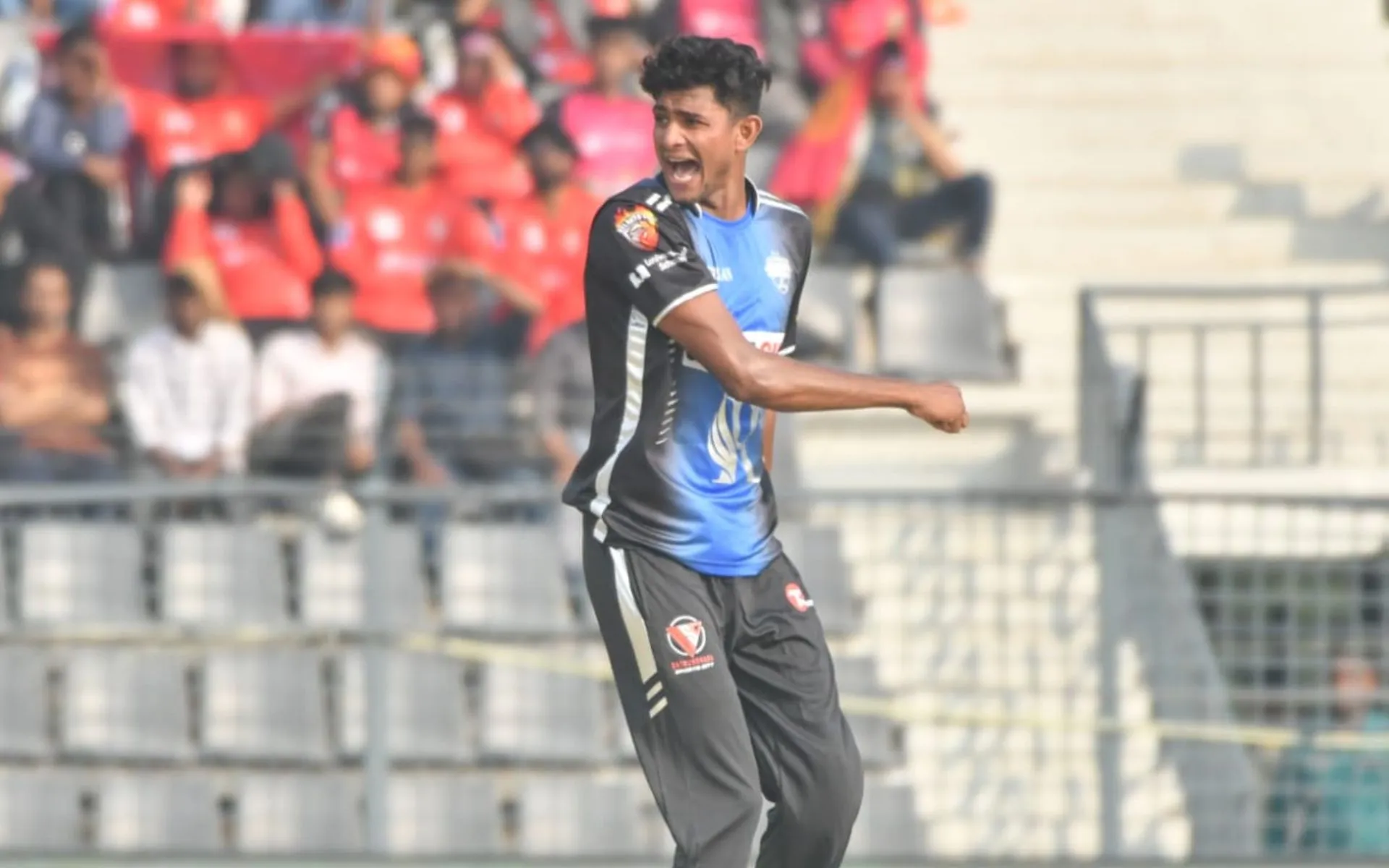Nahid Rana bagged a 3-fer against Capitals in BPL match [Source: @Joyerlorai/X.com]