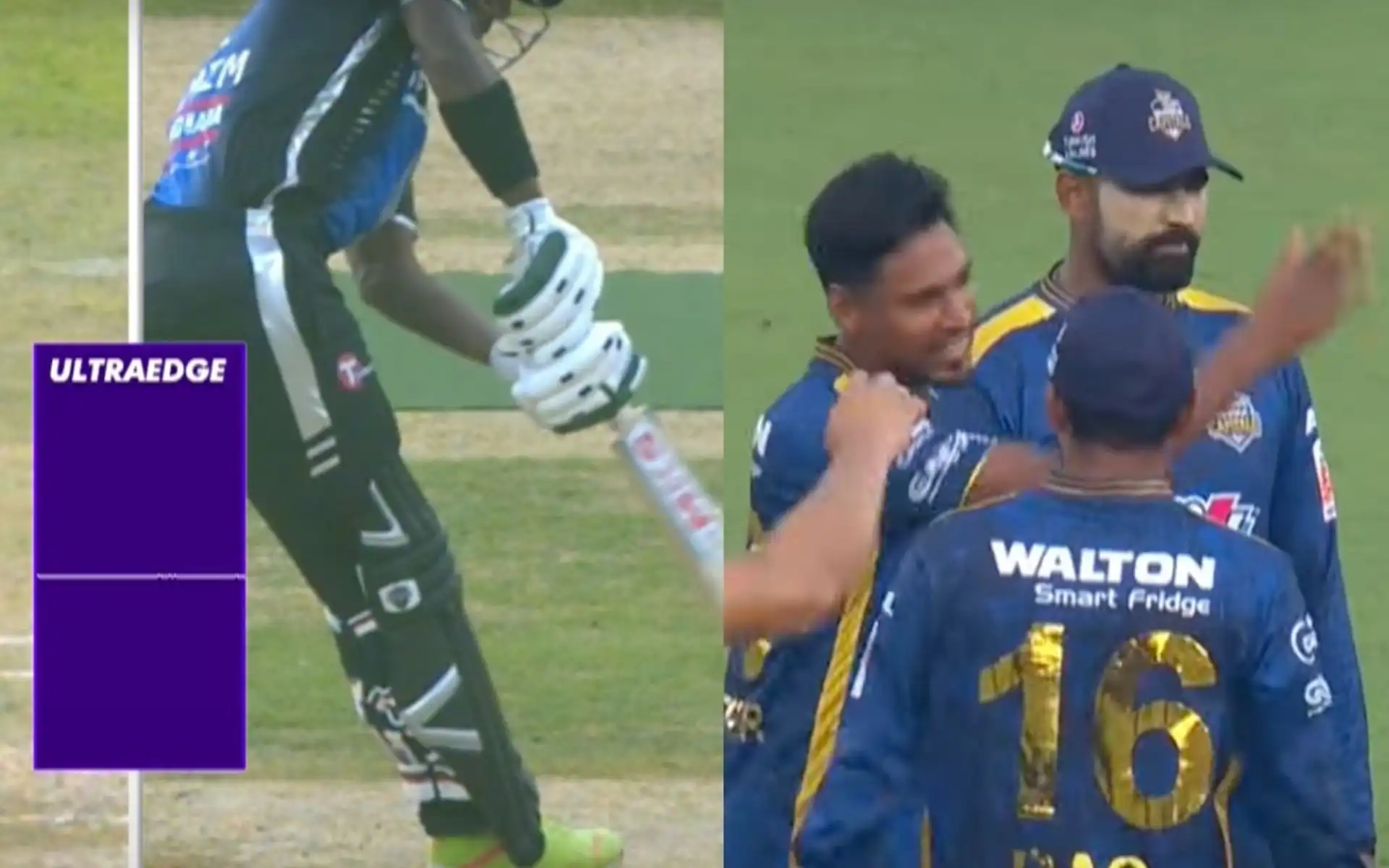 Mustafizur Rahman gets early wicket (Source: T Sports/YouTube)