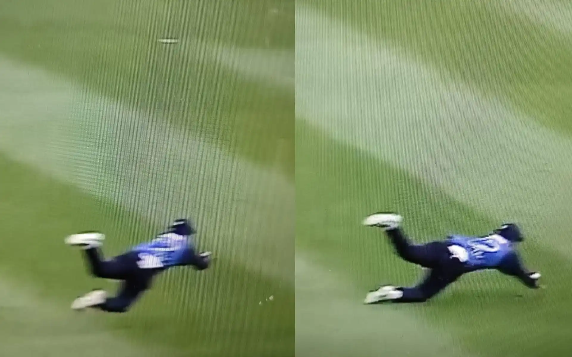 Charith Asalanka took a stunning catch to dismiss Rachin Ravindra [Source: @21OneTwo34/x.com]