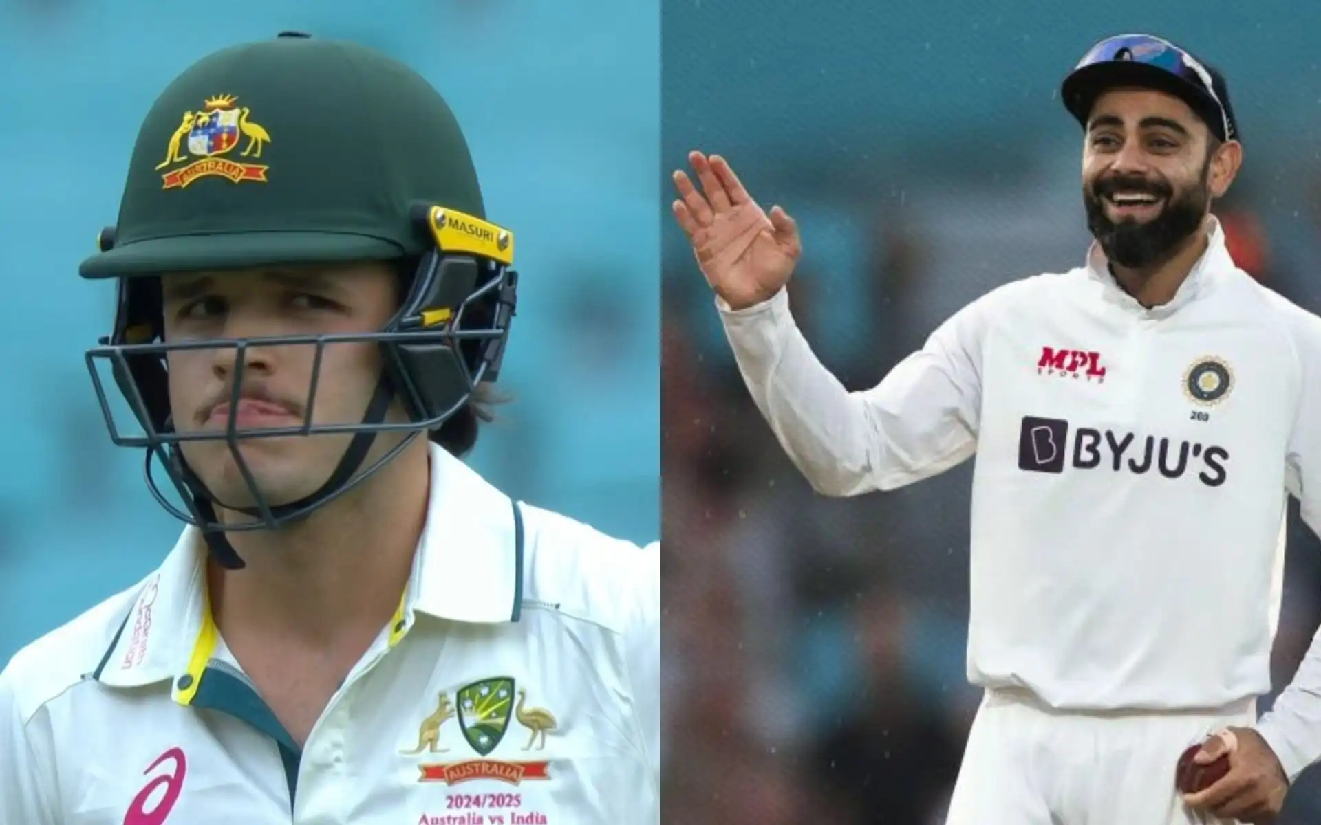 Sam Konstas clears air on conversation with Virat Kohli [Source: @NarendraXVirat/X.com]