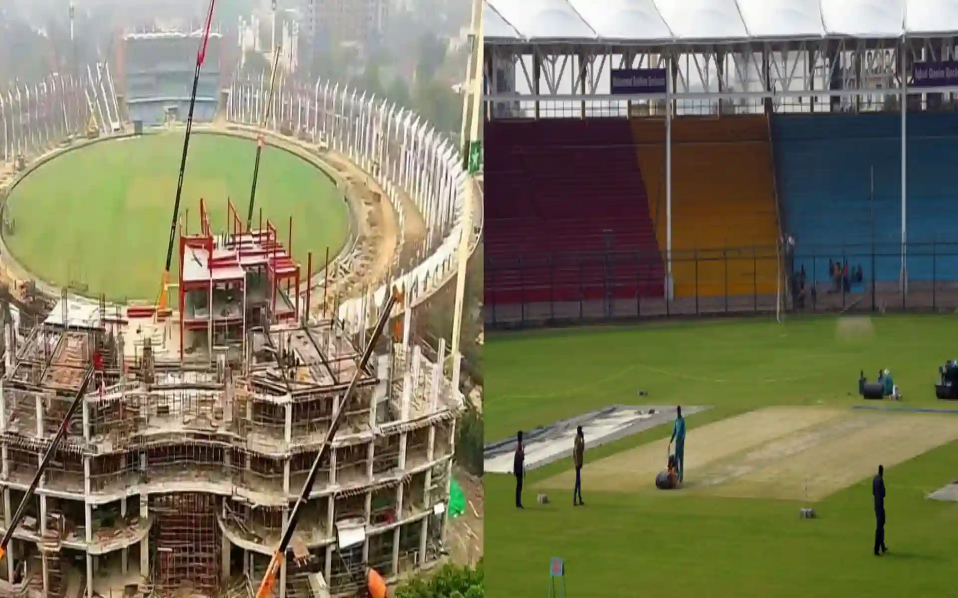 Construction work for Champions Trophy 2025 (Source:@RRCricBook,x.com)