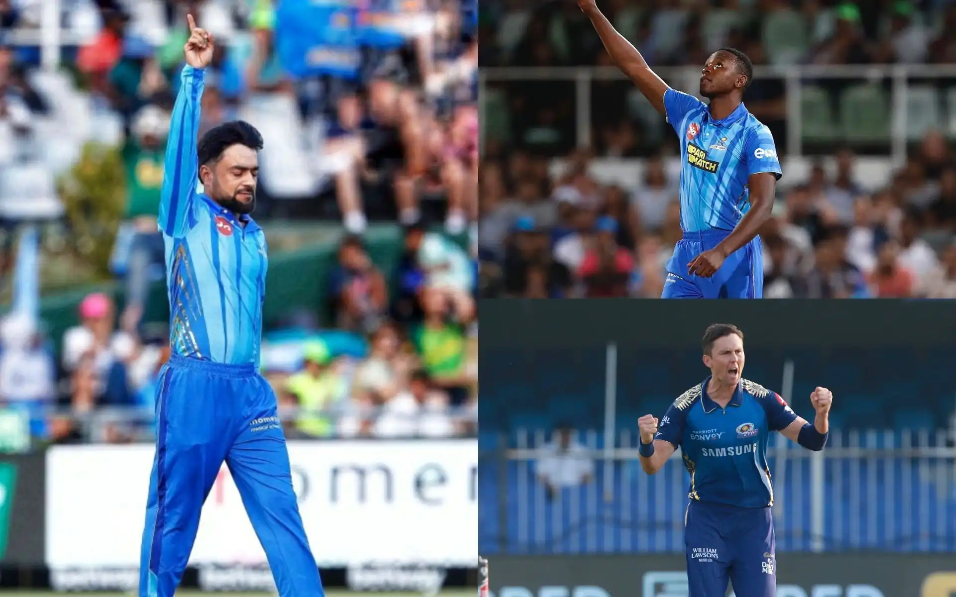 Rashid Khan, Kagiso Rabada, Trent Boult [Source: @HikmatK81939960, @mr_xyz_93,@cricbuzz/x.com]