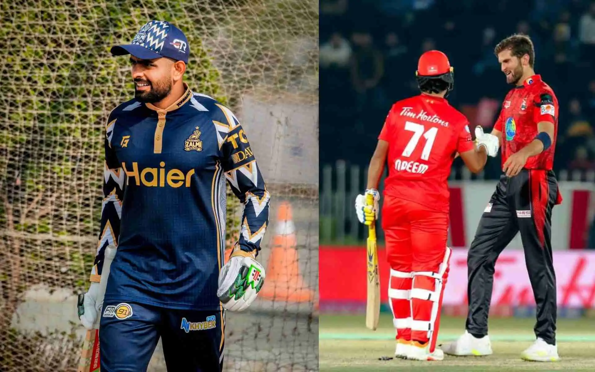 Babar Azam and Shaheen Afridi (Source:@TalhaRashid004,x.com)