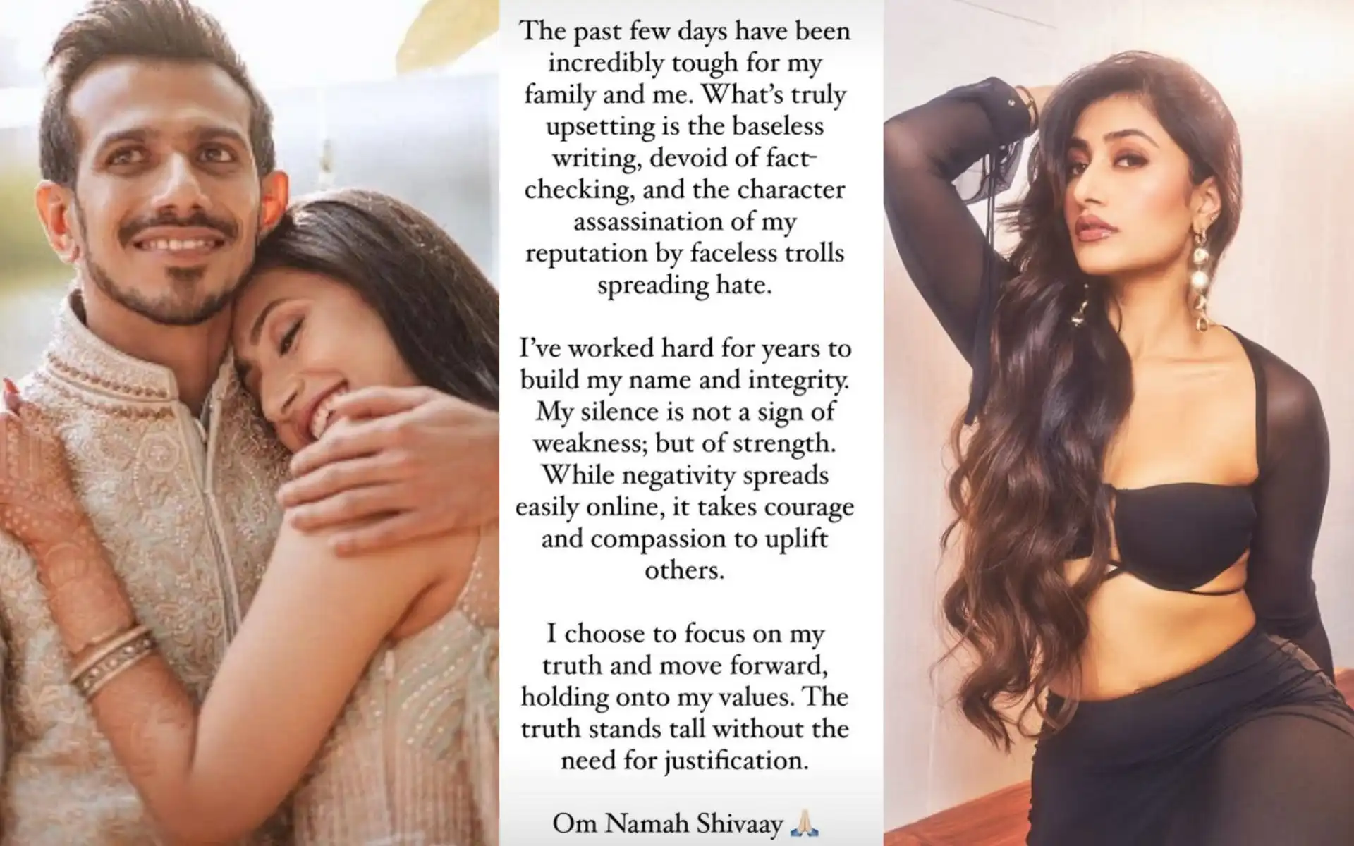 Dhanashree Verma took to Instagram to slam trolls [Source: @Dk_Singh31/x.com, @dhanashree9/instagram.com]