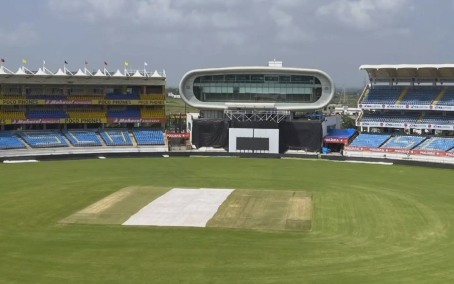 Saurashtra Cricket Association Stadium Pitch Report [Source: @AJpadhi/x.com]