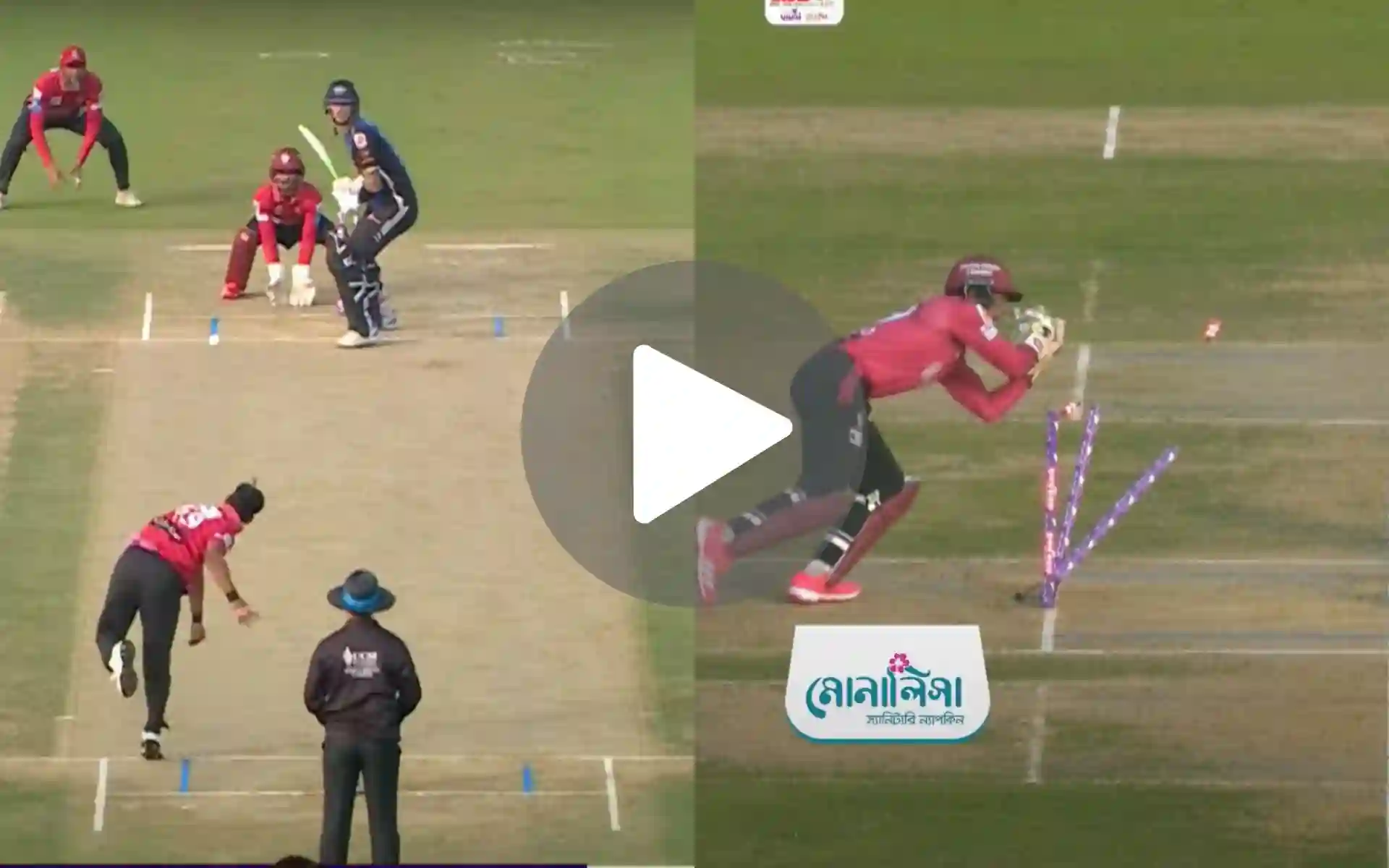 [Watch] Najmul Shanto Does A MS Dhoni; Produces A Lightning Fast Stumping In BPL