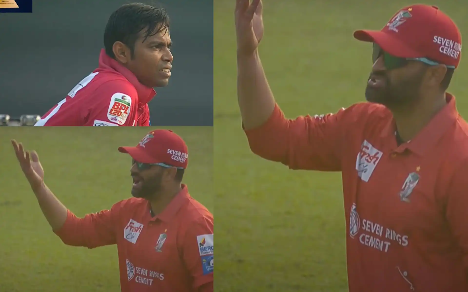 Tamim Iqbal lost his cool at teammate in BPL 2024 (Source: @Tsports/X.com)