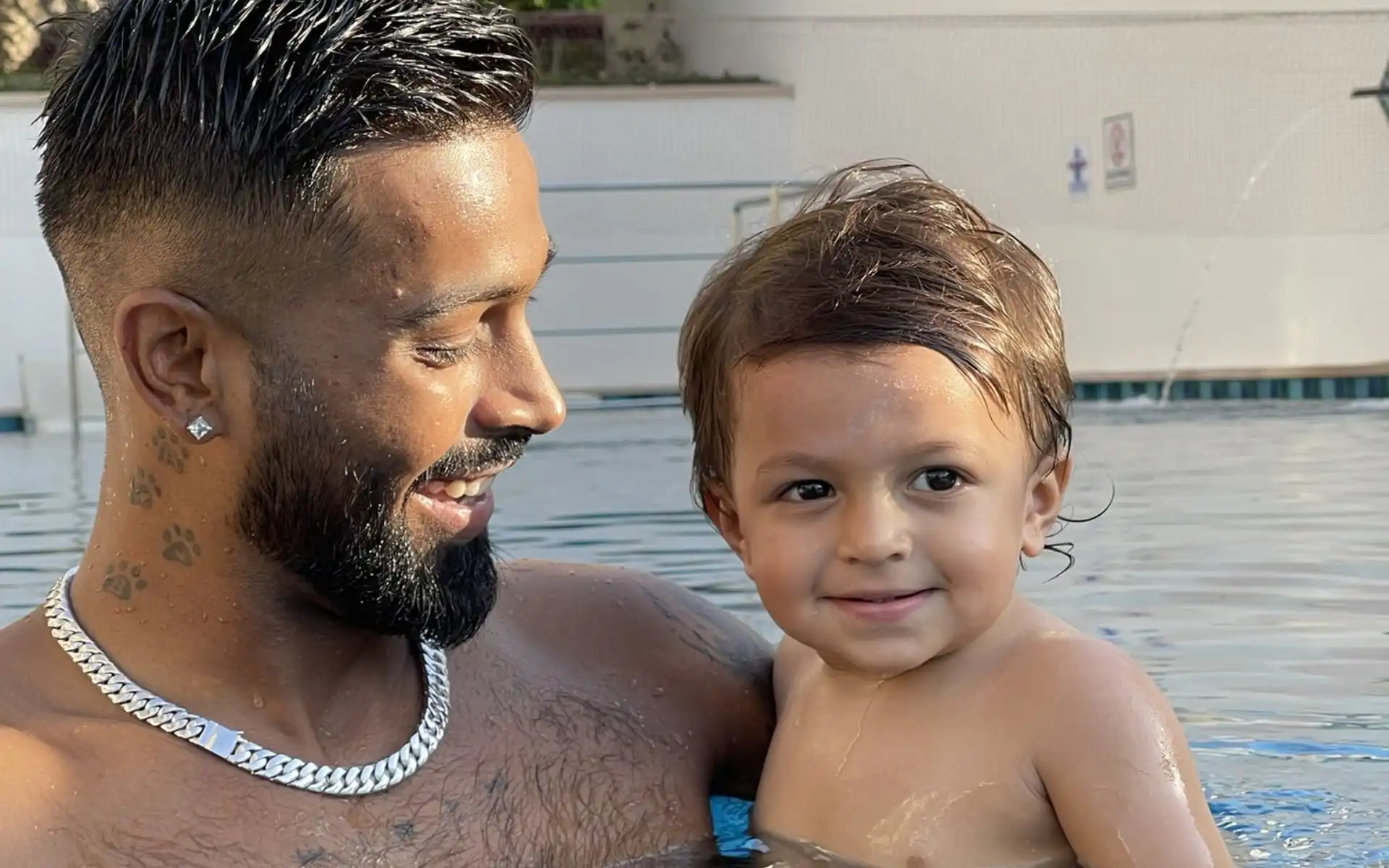 Who is Hardik Pandya’s son [Source: @hardikpandya7/X.com]