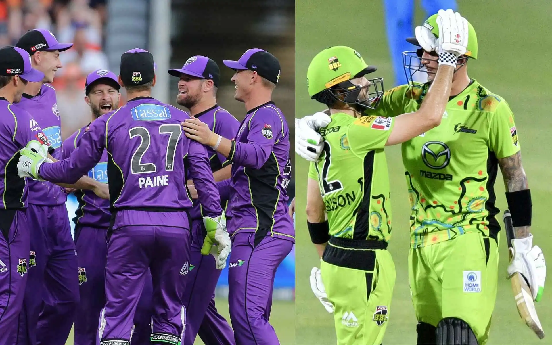 Hobart Hurricanes will face Sydney Thunder (Source:@@HurricanesBBL,x.com and @ThunderBBL,x.com)