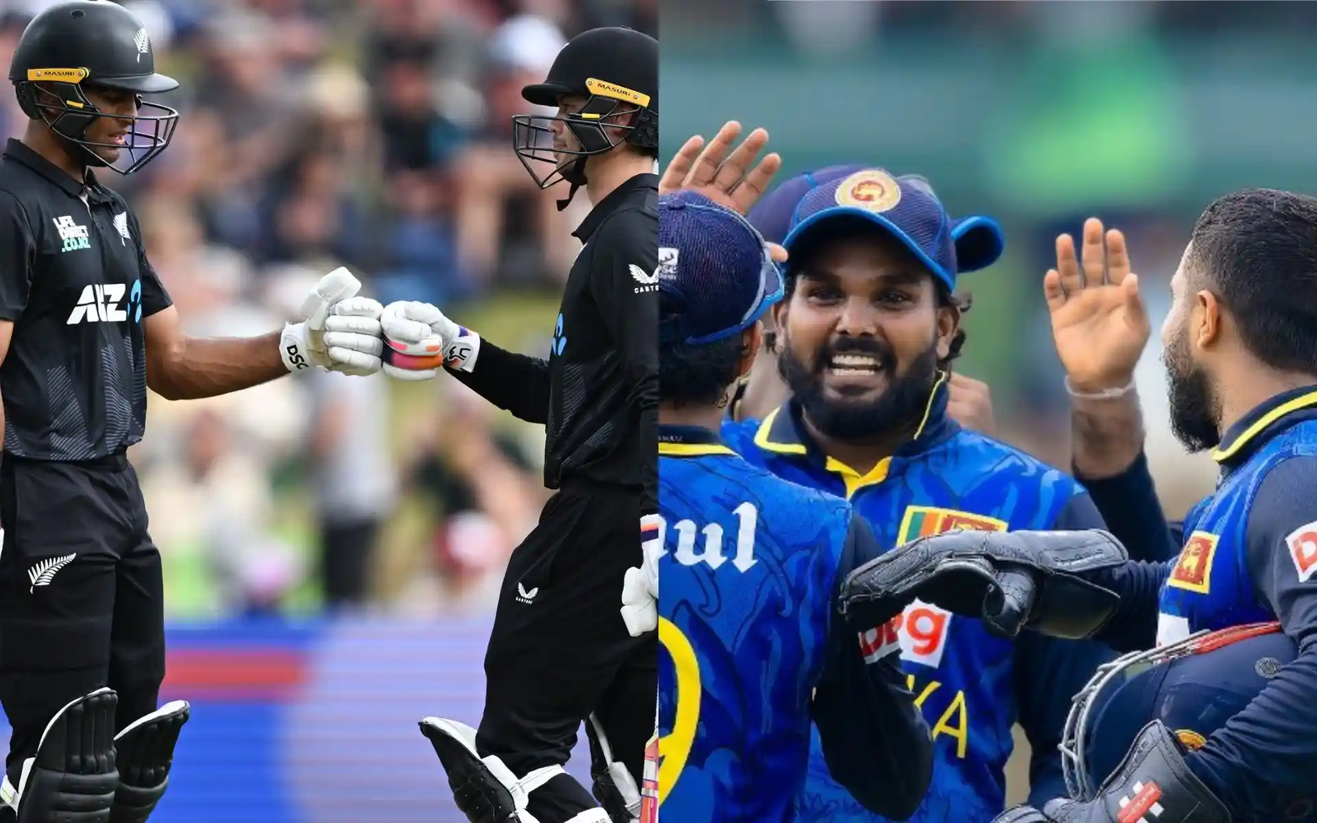 न्यूज़ीलैंड बनाम श्रीलंका [Source: @OfficialSLC, @BLACKCAPS/x.com]