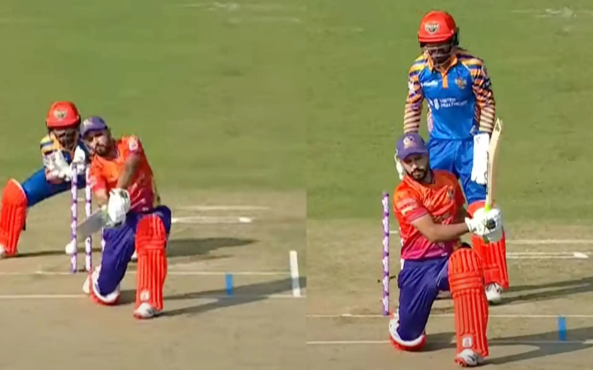 Nasum Ahmed removes Mohammad Haris [Source: Youtube]