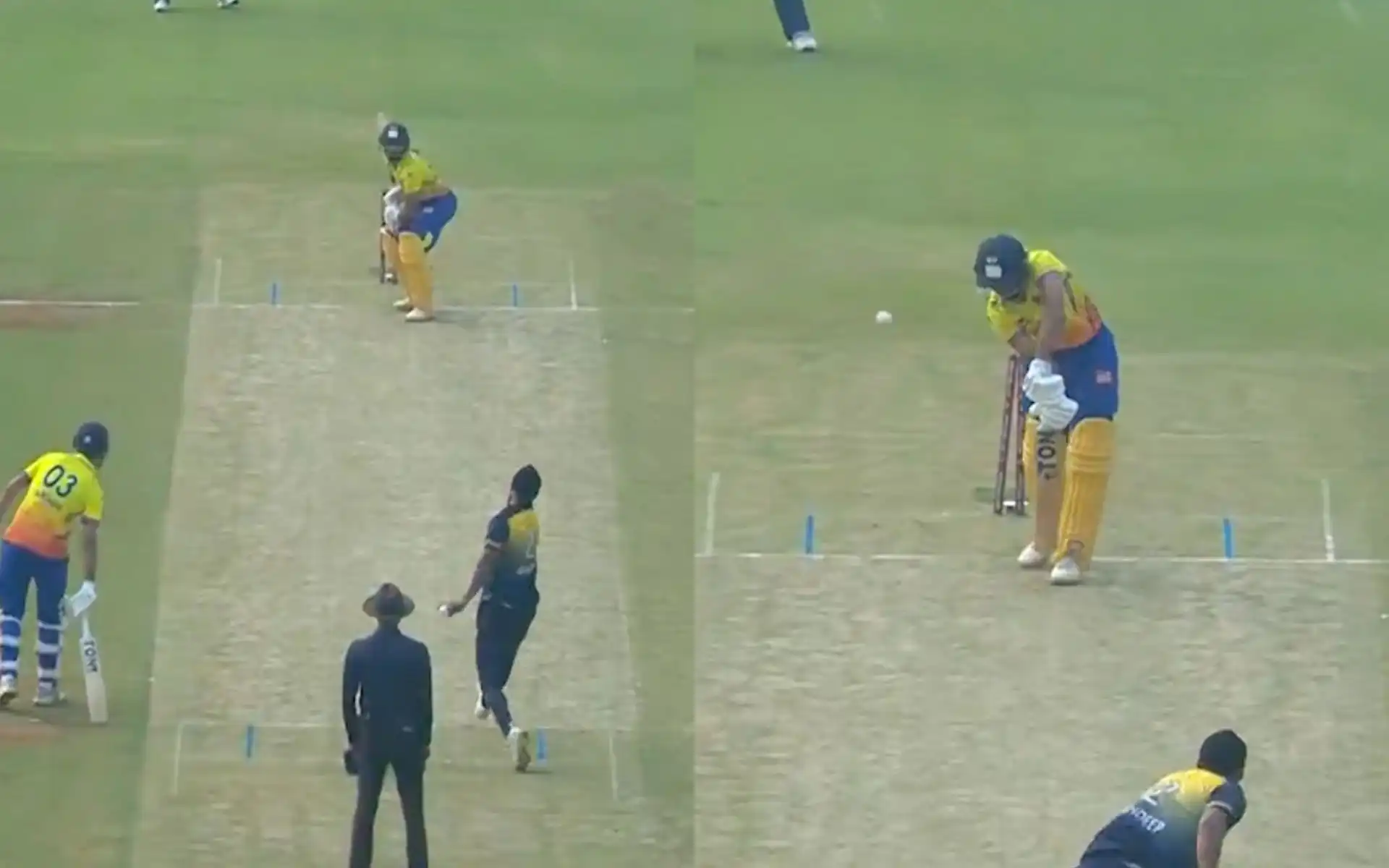 Arshdeep's dream ball to dismiss Gaikwad [Source: @BCCIdomestic/X]