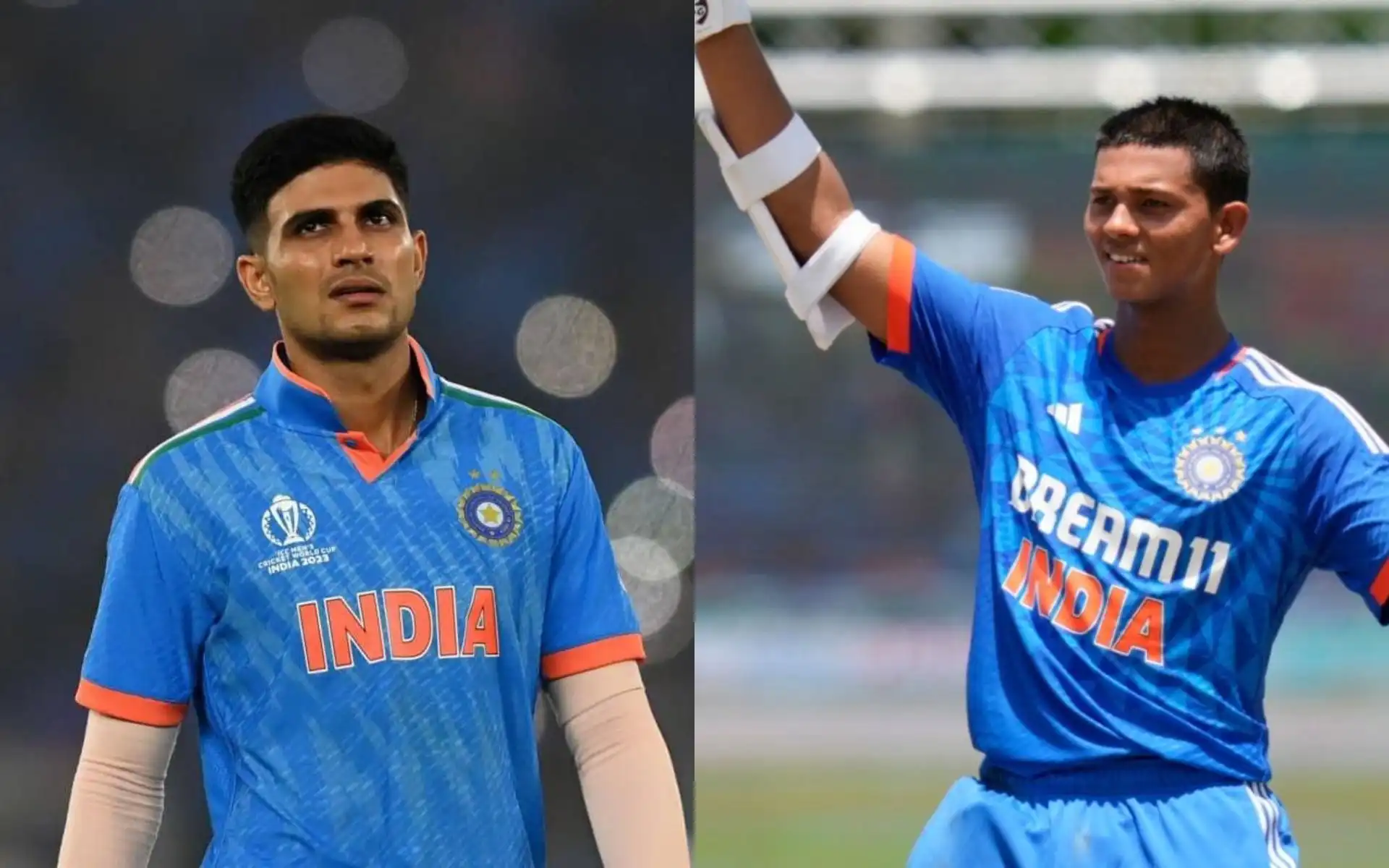 Jaiswal and Gill are competing for opening slot in ODIs [Source: @GillPrince07, @ImTanujSingh/X]