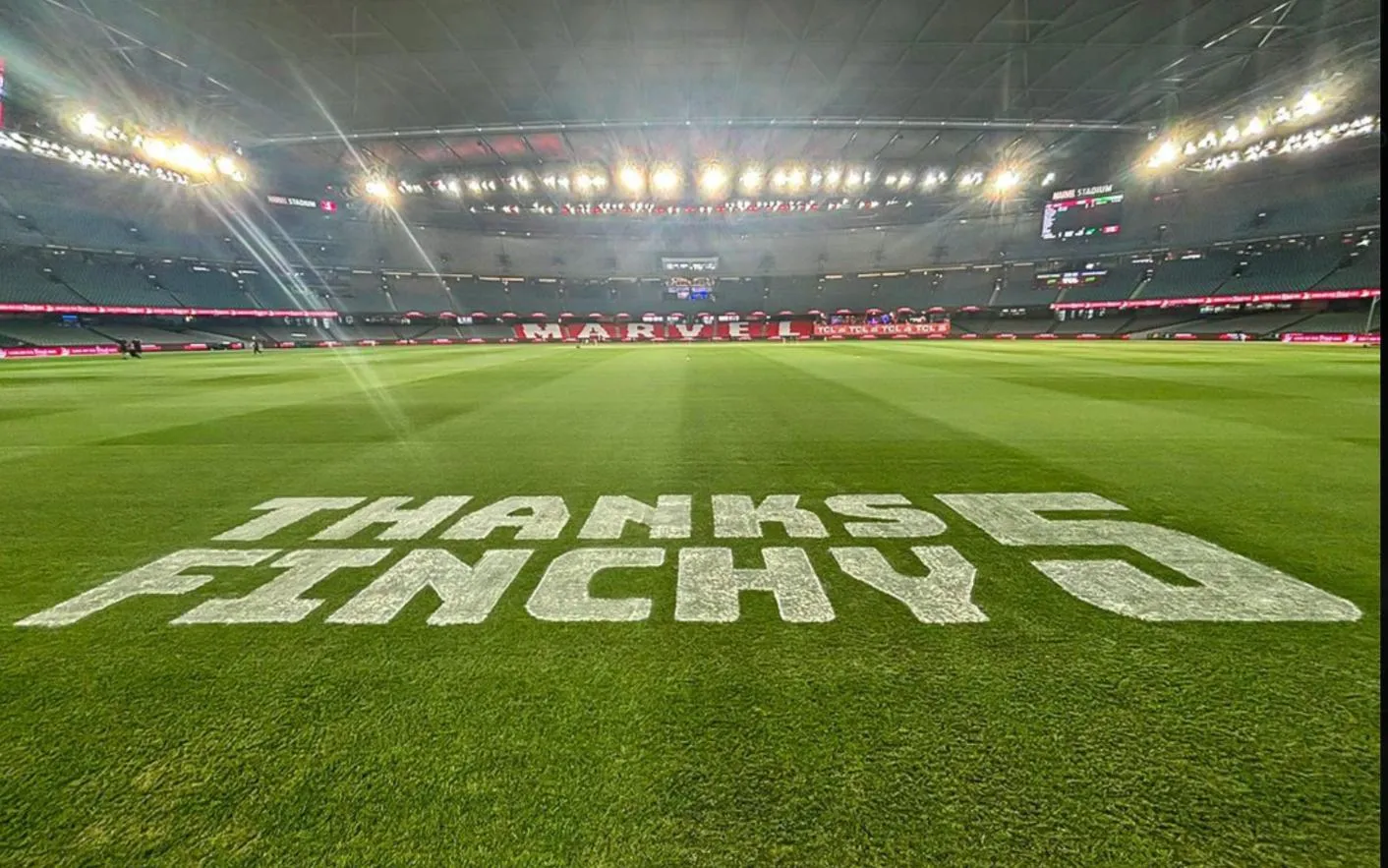 Docklands Stadium Pitch Report [Source: @bethiveonline/X.Com]
