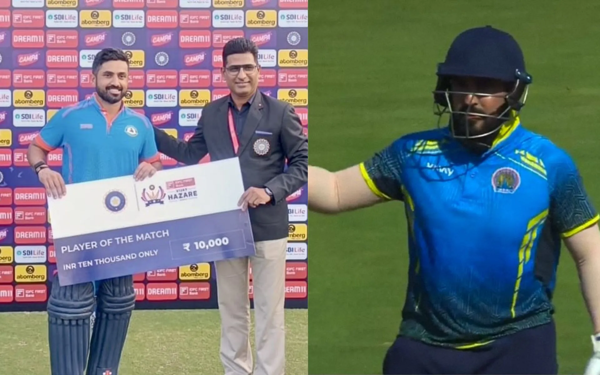VID vs RAJ Quarterfinal 2 (Source:@BCCIdomestic,x.com)