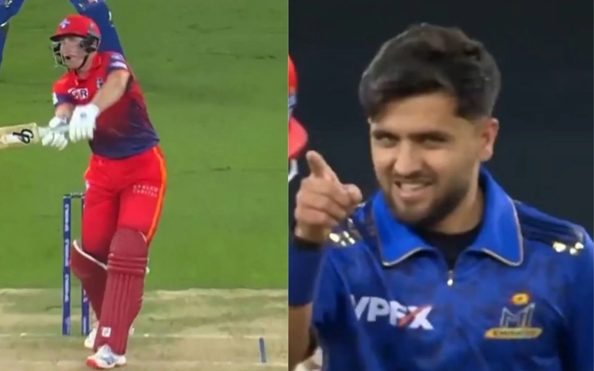 Fazalhaq Farooqi celebrating a wicket in ILT20 2025 [Source: @ILT20Official/x]
