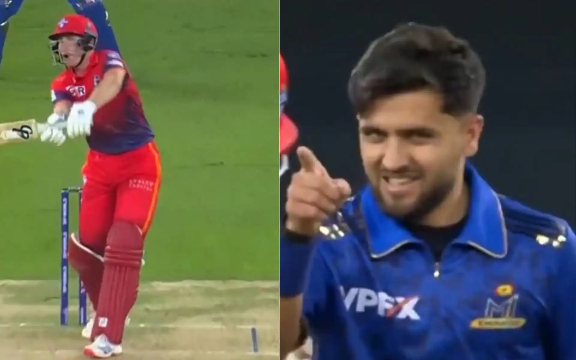 Fazalhaq Farooqi celebrating a wicket in ILT20 2025 [Source: @ILT20Official/x]