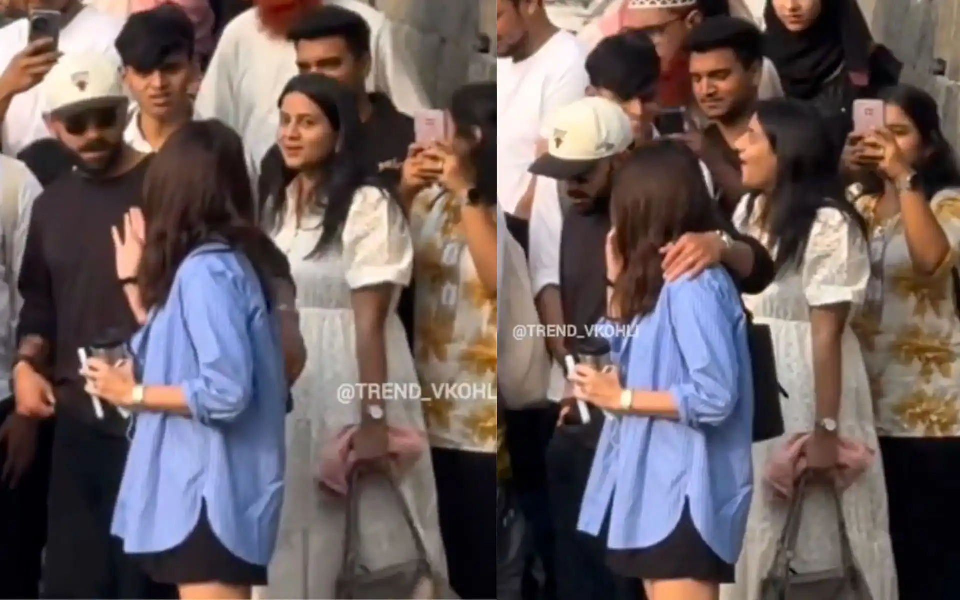 Virat Kohli with wife Anushka Sharma (Source:@Trend_VKohli,x.com)