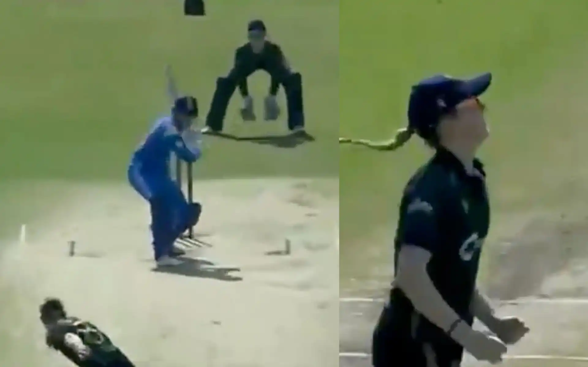 Smriti Mandhana departed after scoring 73 runs (Source:@21oneTwo34/X.com)