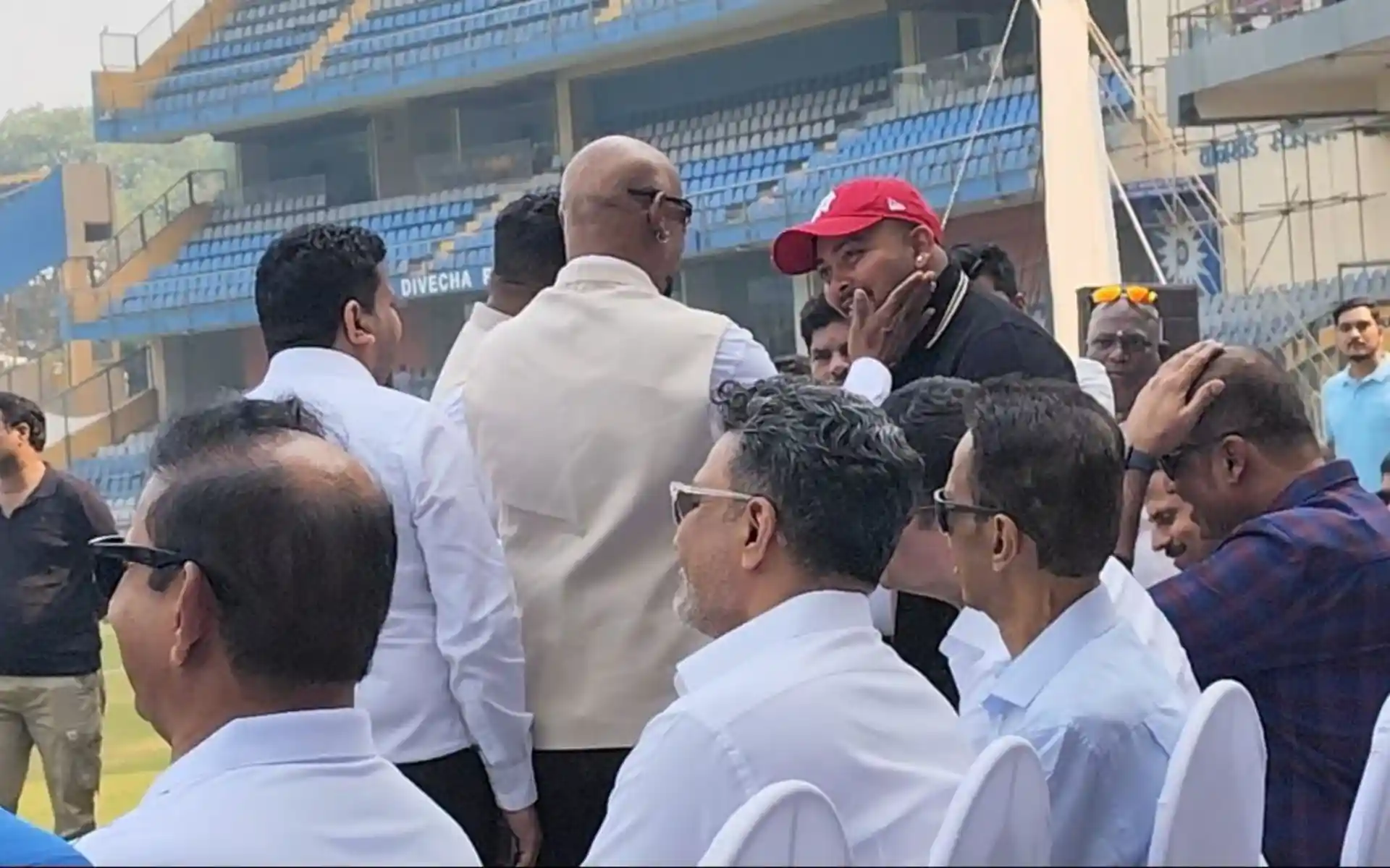 Iconic! Vinod Kambli Meets Prithvi Shaw At Wankhede Stadium's Special Occasion