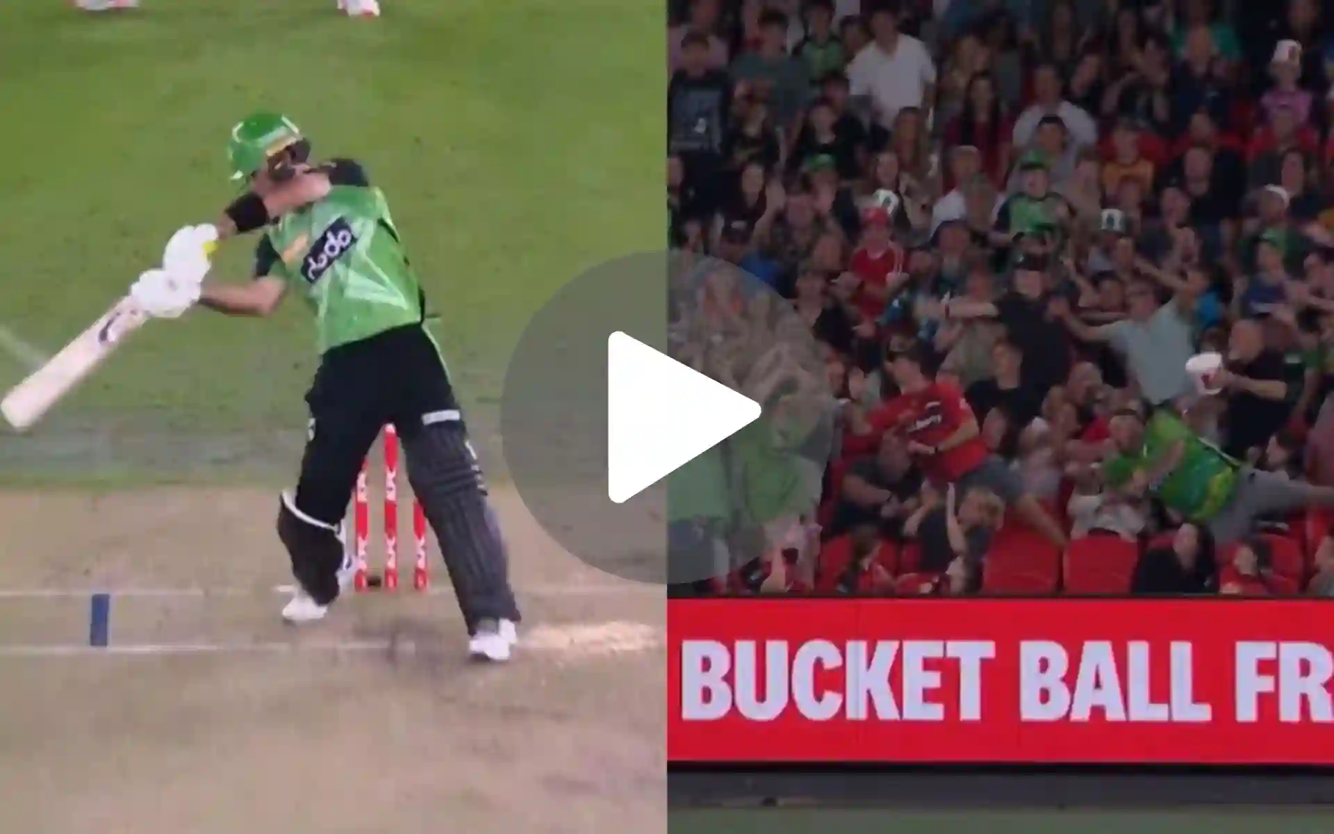 [Watch] Glenn Maxwell's 91m Six Leaves Fan Dangling After Hilarious Catching Attempt 