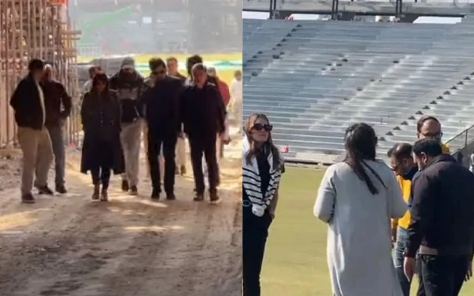 ICC Delegation at the Gaddafi Stadium(Source:@SalmanAsif2007,x.com)