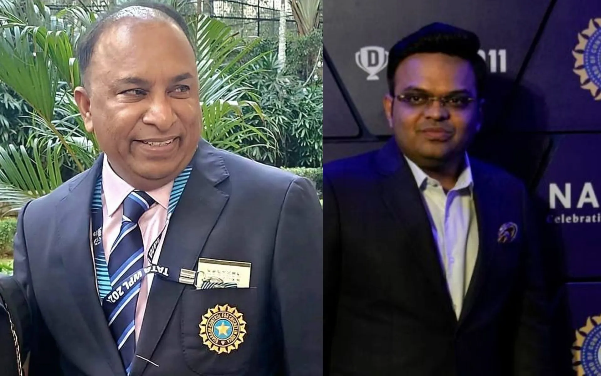 Devajit Saikia and Jay Shah (Source:@CricCrazyJohns,x.com)