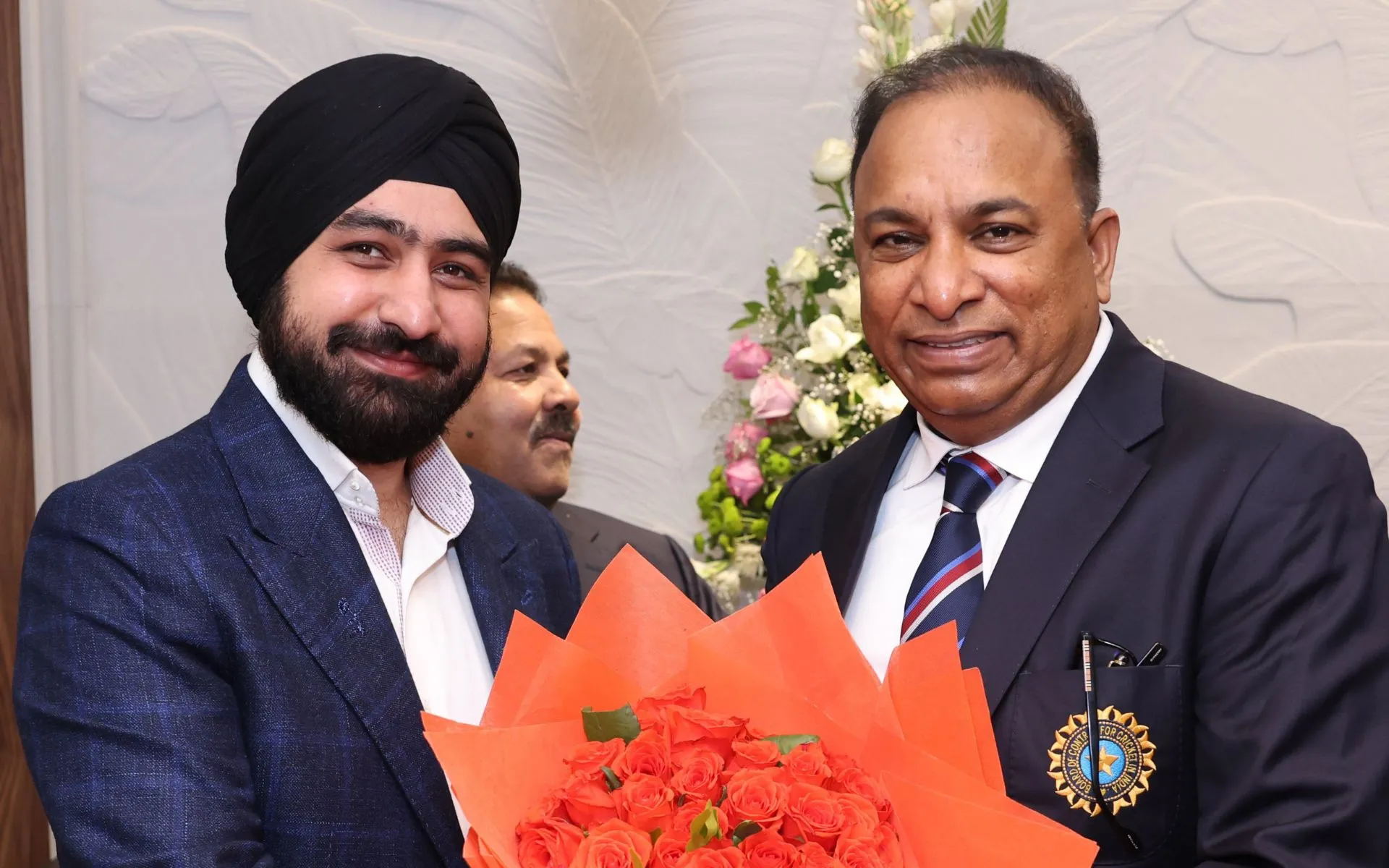 Prabhtej Singh Bhatia and Devajit Saikia [Source: @BCCI/x]