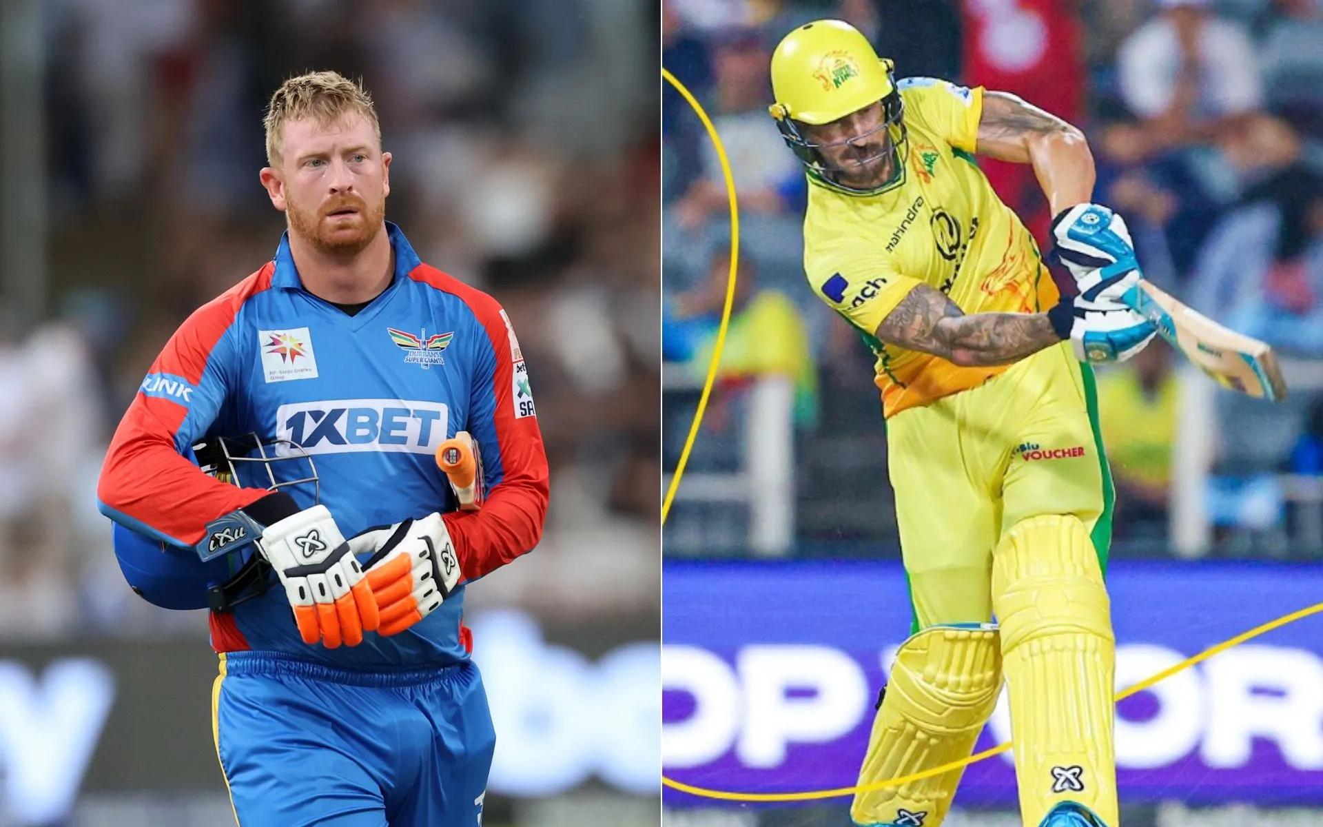 Heinrich Klaasen and Faf du Plessis will clash against each other. [Source: @DurbansSG & @JSKSA20/X]