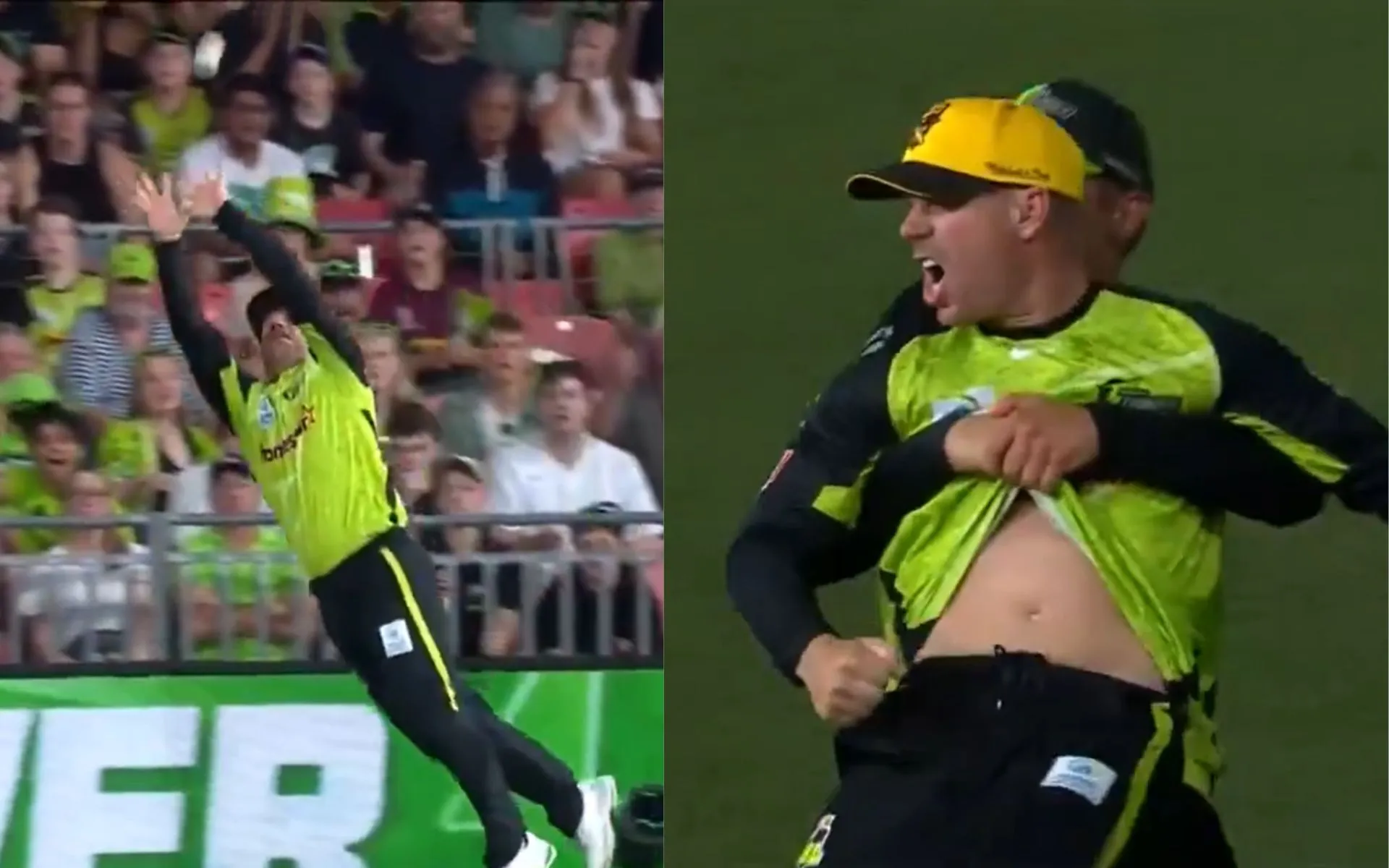 David Warner Catch (Source: @BBL/X.com)