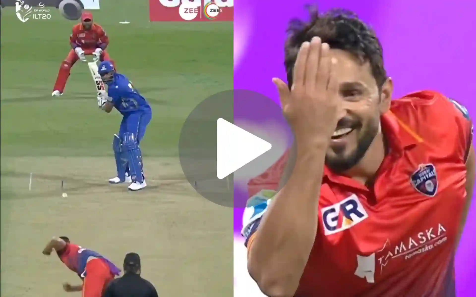 [Watch] Gulbadin Naib's Aadab Celebration After Pollard's Wicket Grabs Limelight In ILT20