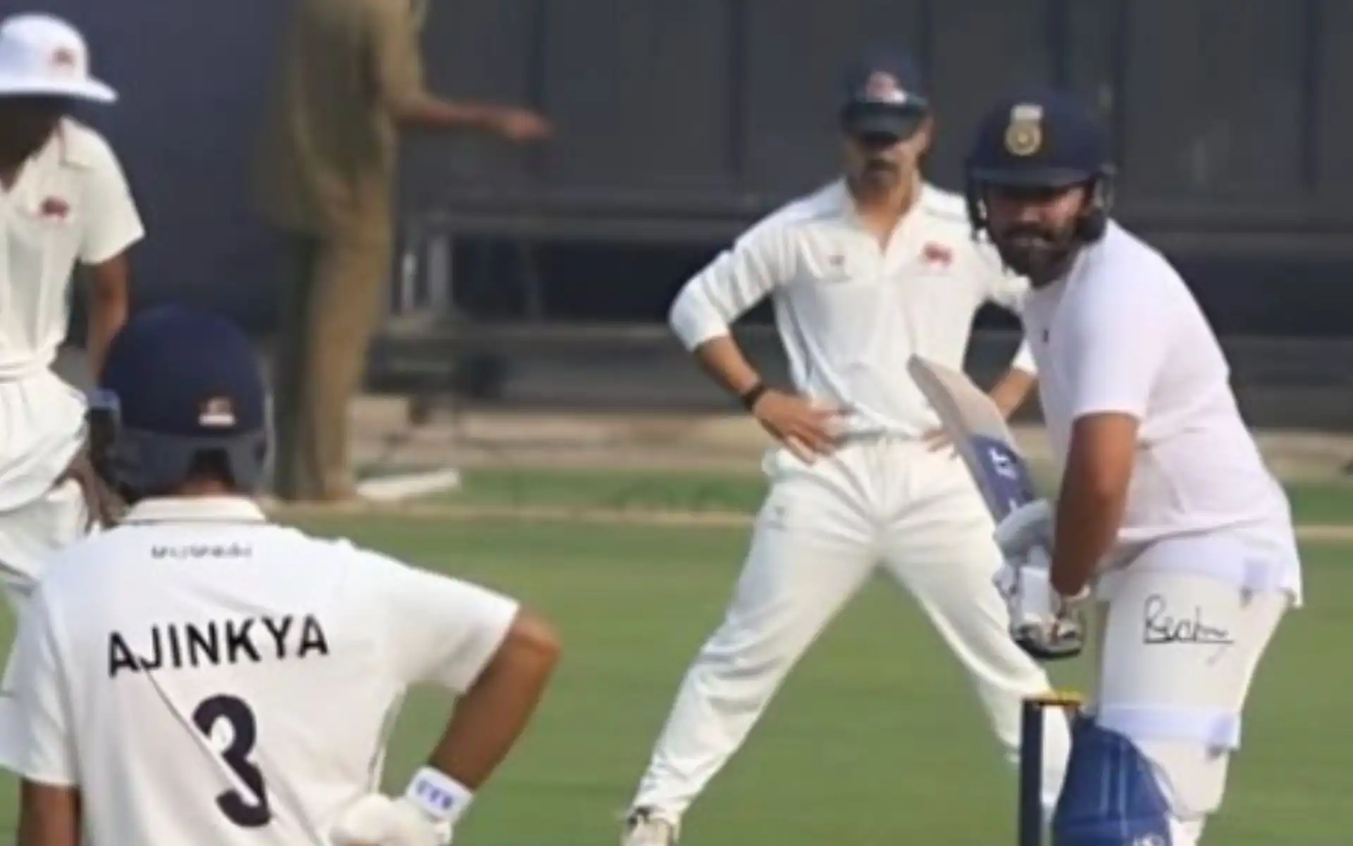 Rohit Sharma in training with Mumbai Ranji Team (Source: @onecricketapp/X.com)