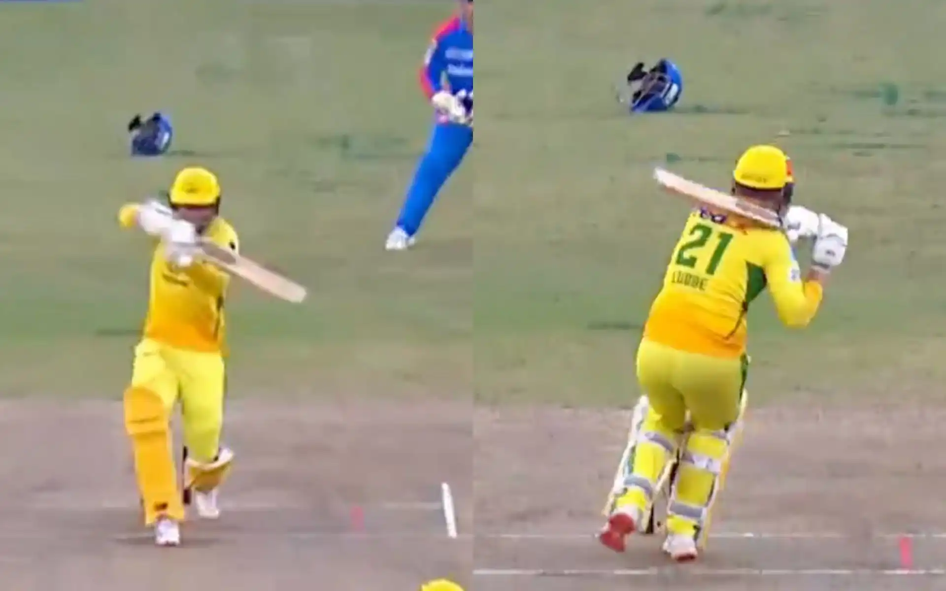 Naveen-ul-Haq nearly hit the batter with a fatal beamer in SA20 2025 [Source: @21OneTwo34/x.com]