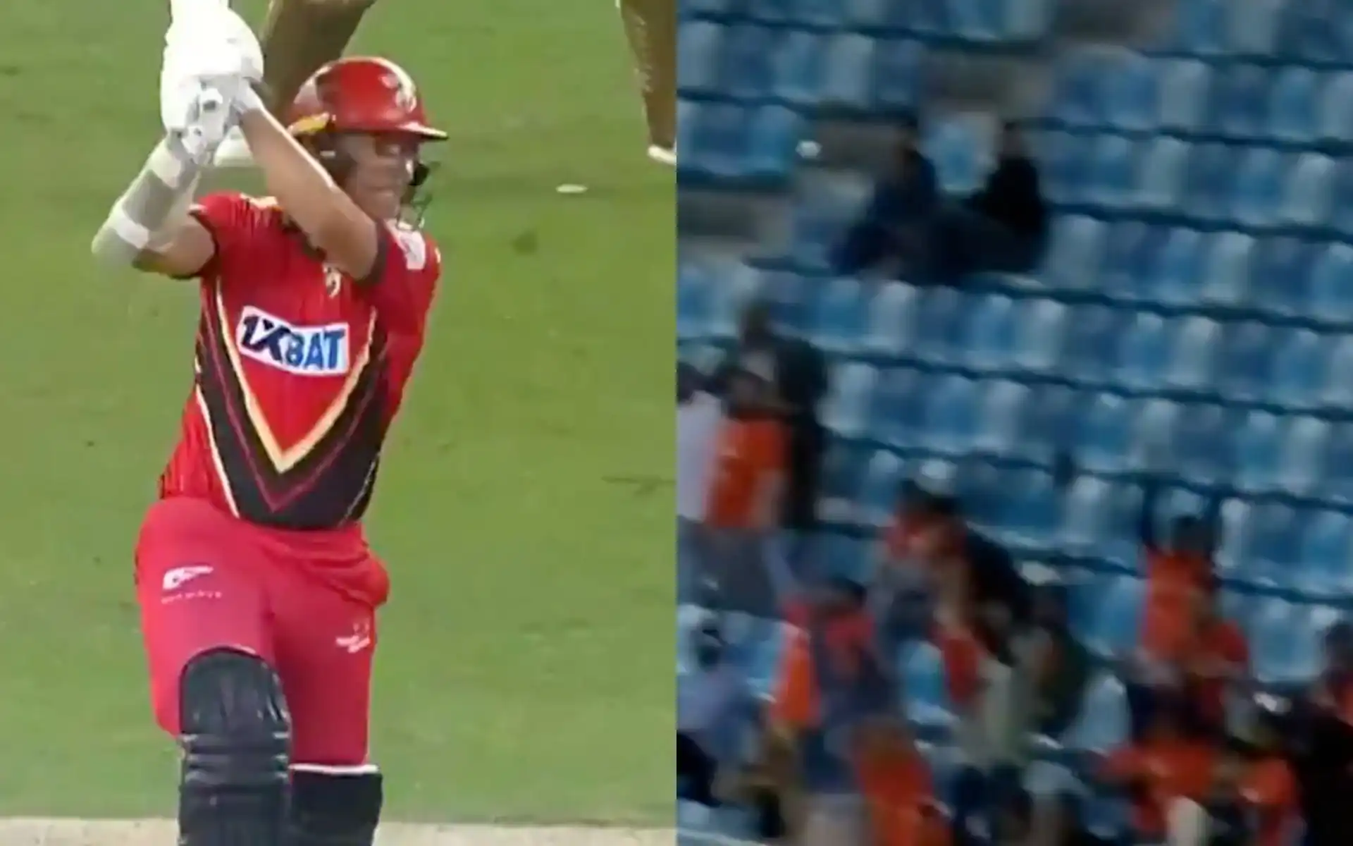 Sam Curran hit a wonderful six during his innings in ILT20 2025 [Source: @ilt20onzee/x.com]