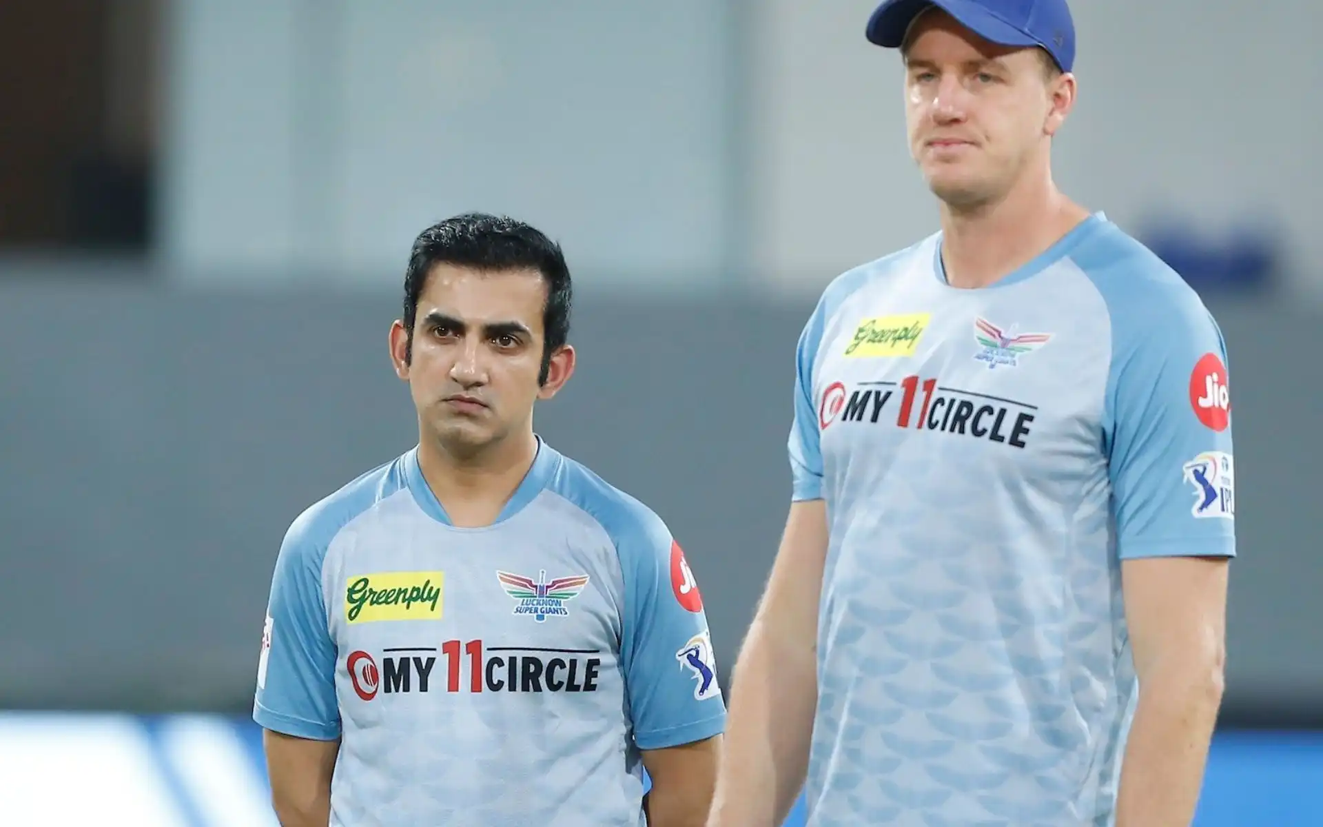 Gautam Gambhir with Morne Morkel [Source: @sujeetsuman1991/X]