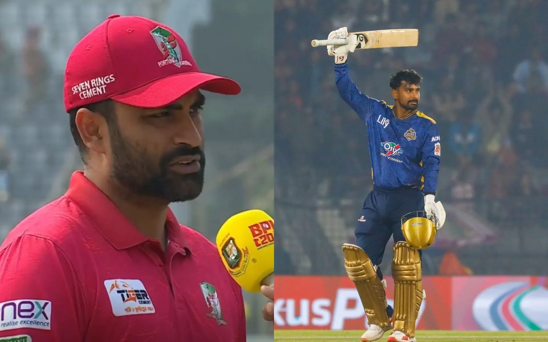 Tamim Iqbal and Litton Das (Source: @_FaridKhan/X.com, @LittonOfficial/X.com)