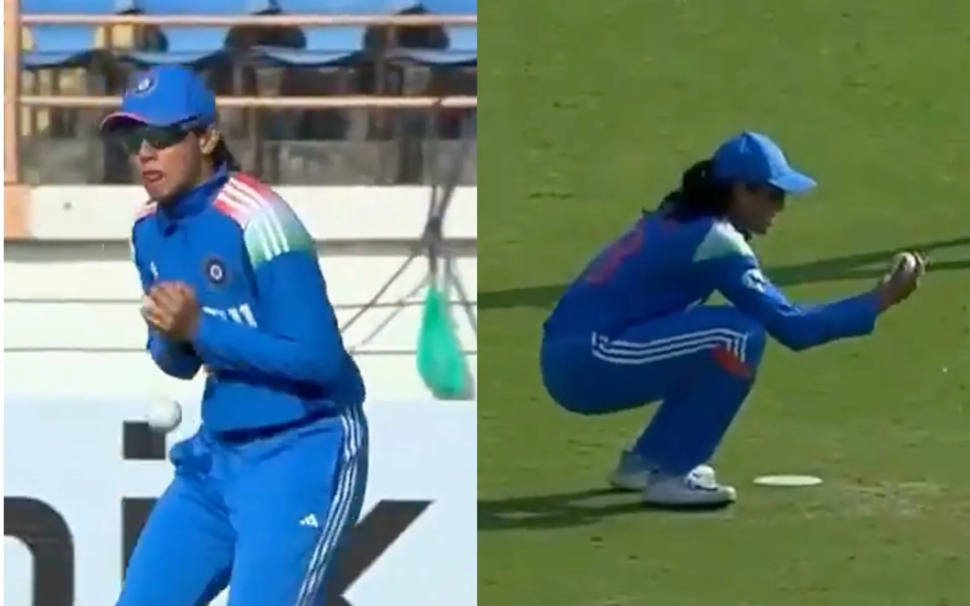 Smriti Mandhana's drop catch vs Ireland (Source:@21OneTwo34/X.com)