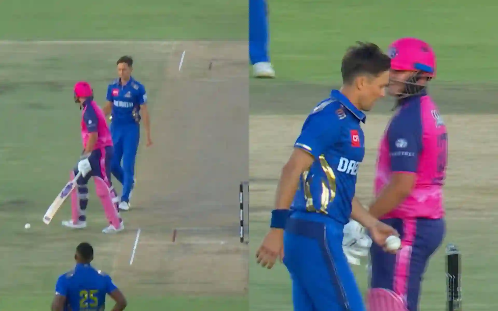 Trent Boult sledges that batter in SA20 2025 [Source: @StarSportsIndia/x.com]