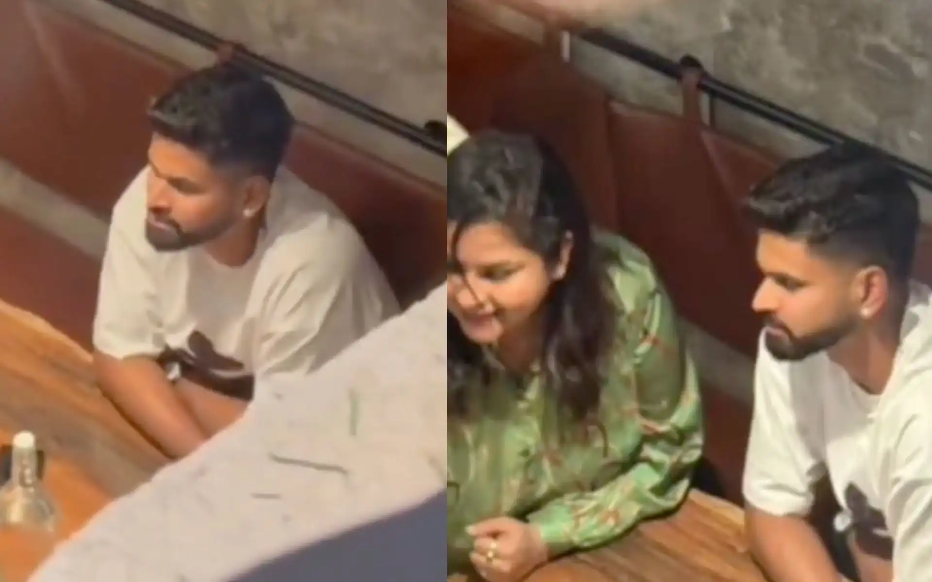 Shreyas Iyer wins heart with his sweet gesture [Source: @Rajiv1841/X.com]