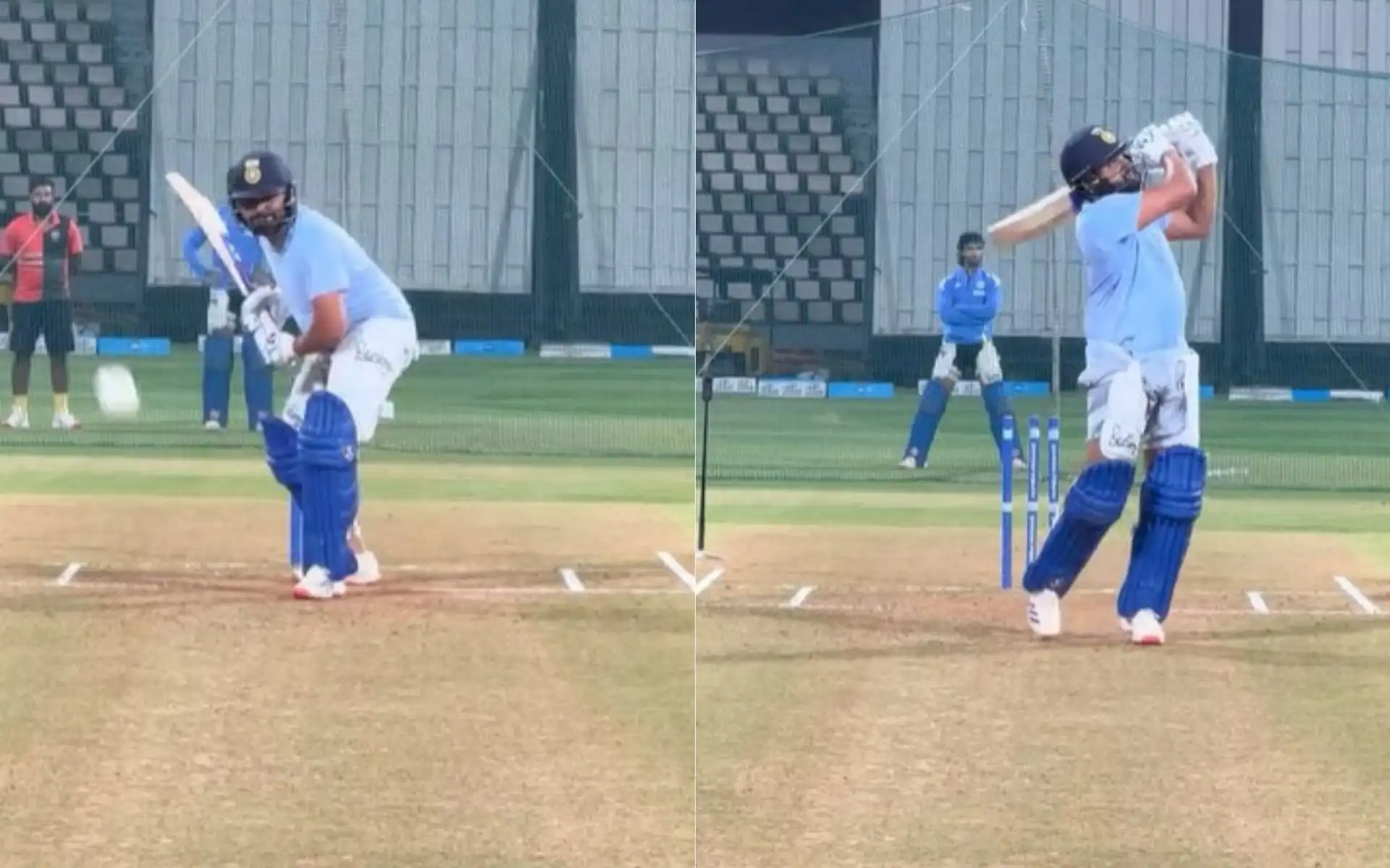 Rohit Sharma training in the nets [Source: @rohitsharma45/Instagram]
