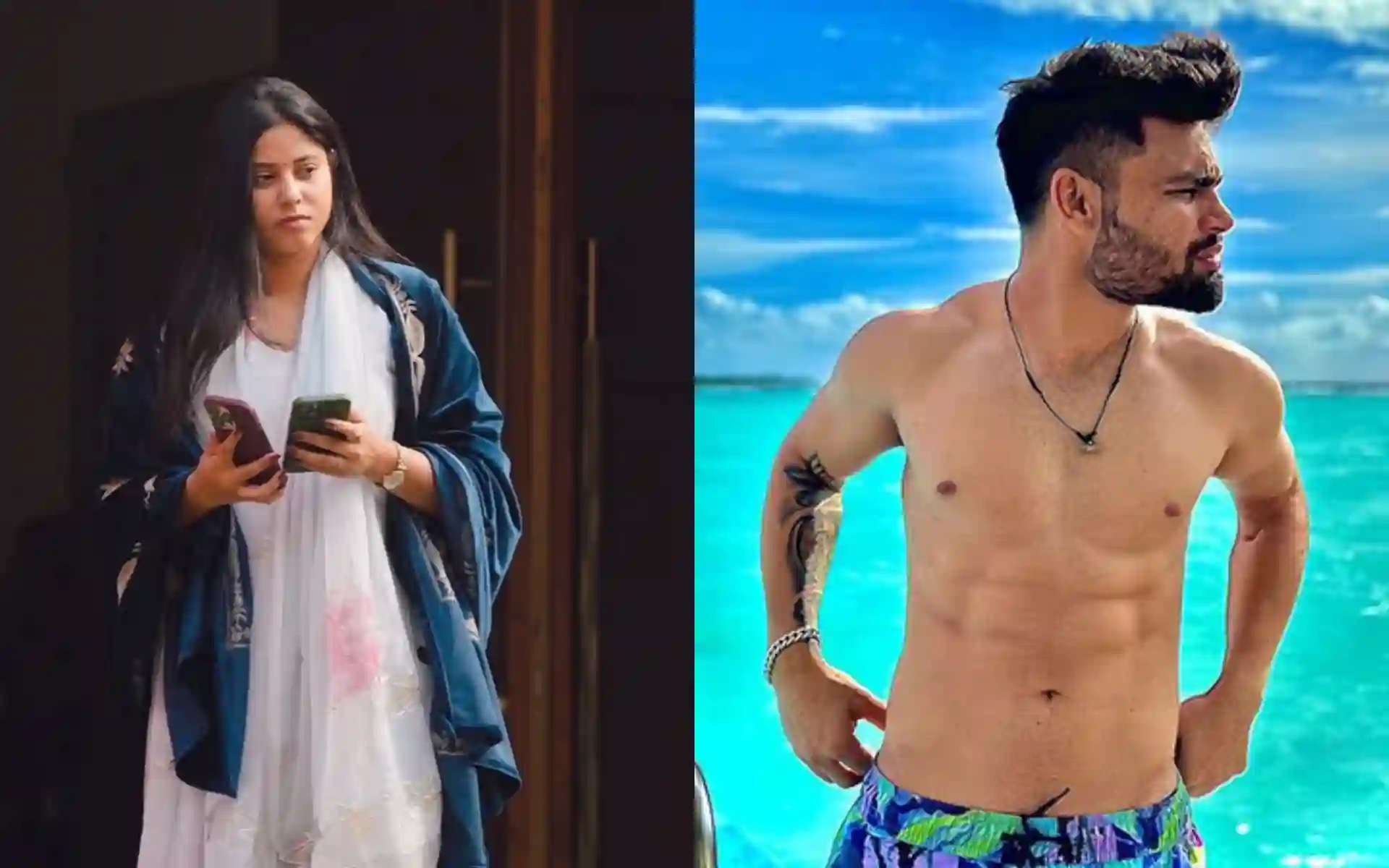 Rinku Singh and Priya Saroj (Source: Instagram)