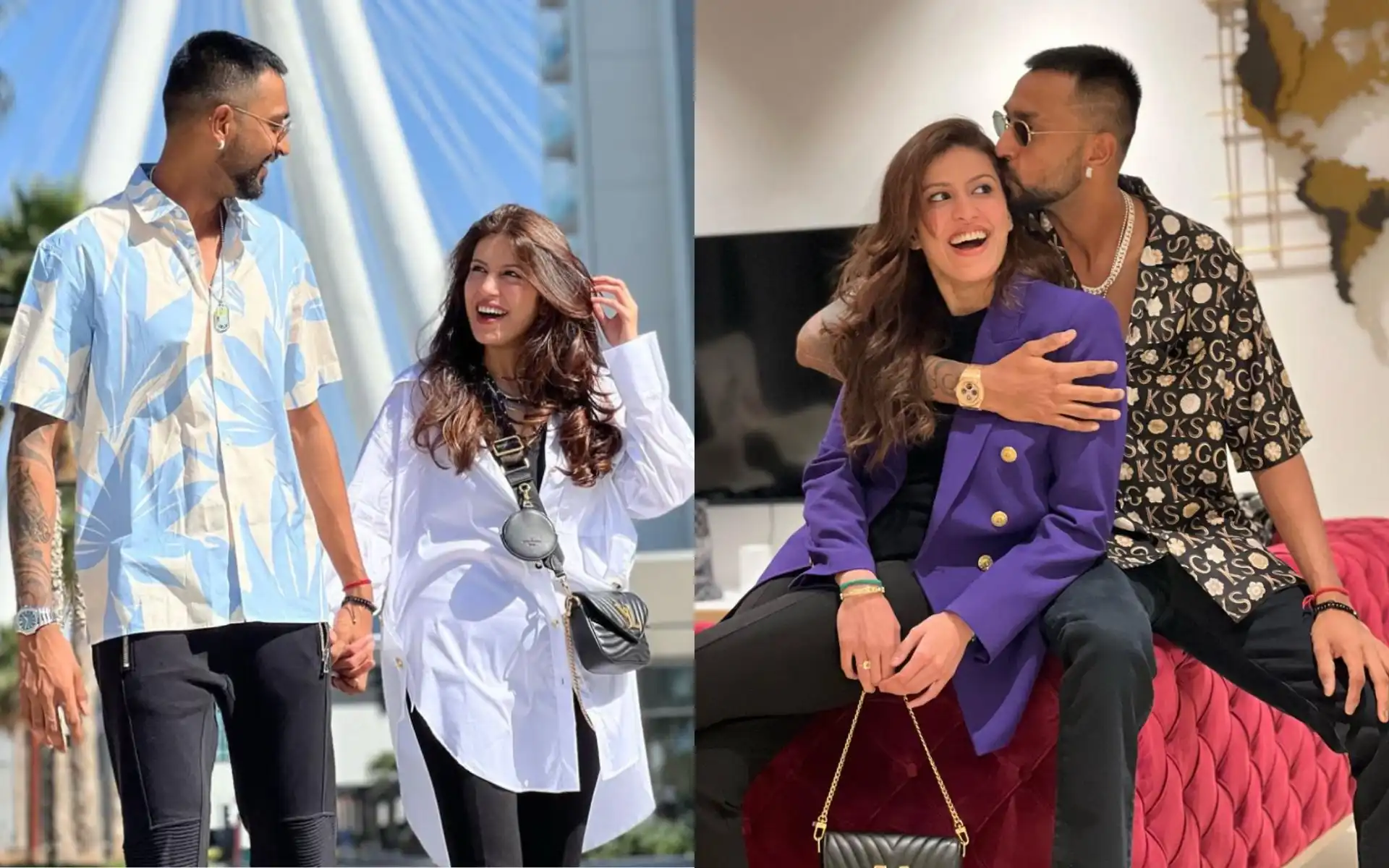 Life of Krunal Pandya And His Wife [Source:  @pankhuriisharma/Instagram]