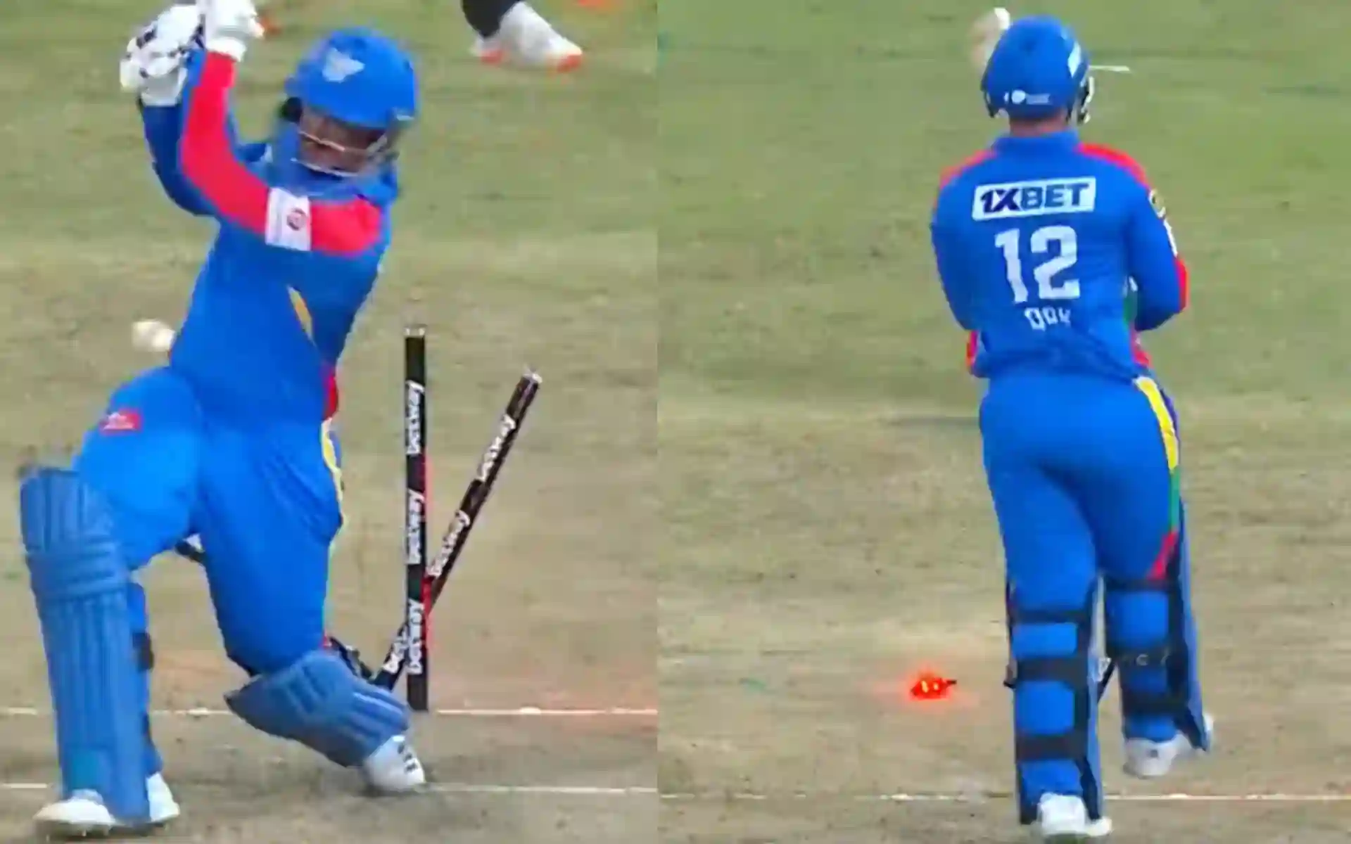 Quinton de Kock's wicket in SA20 (Source:@SA20_League/X.com)