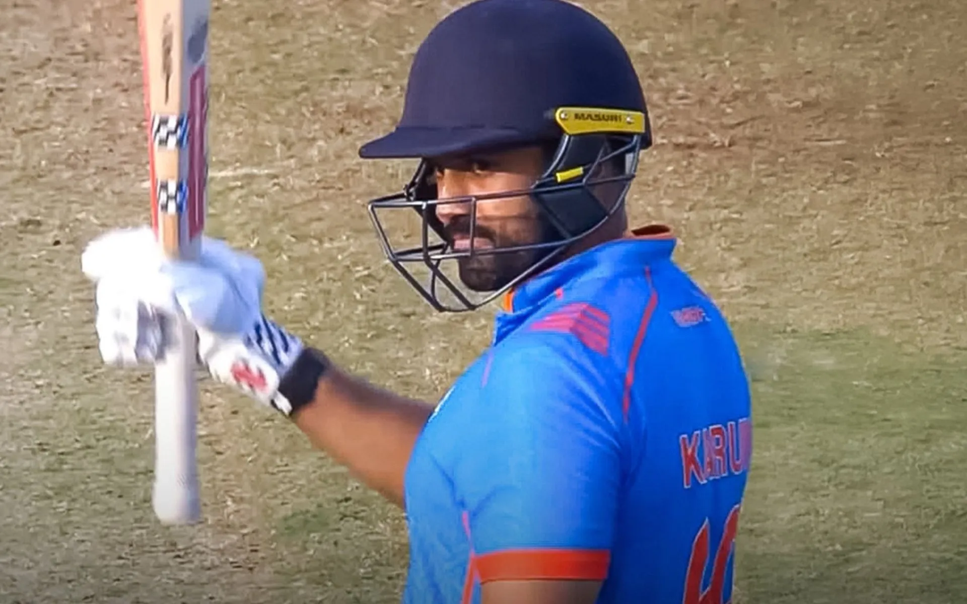 Karun Nair is in sublime form in VHT [Source: @OneCricketApp/X]