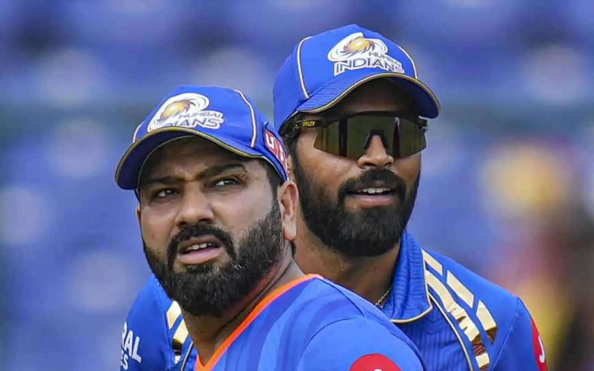 Rohit Sharma and Hardik Pandya [Source: @thecricketgully/x.com]